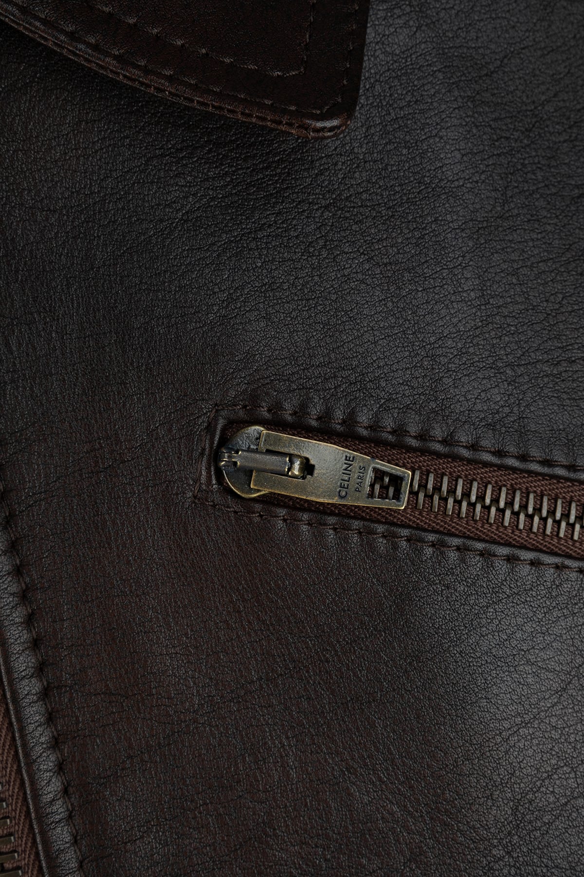 Celine Giacche In Pelle In Black