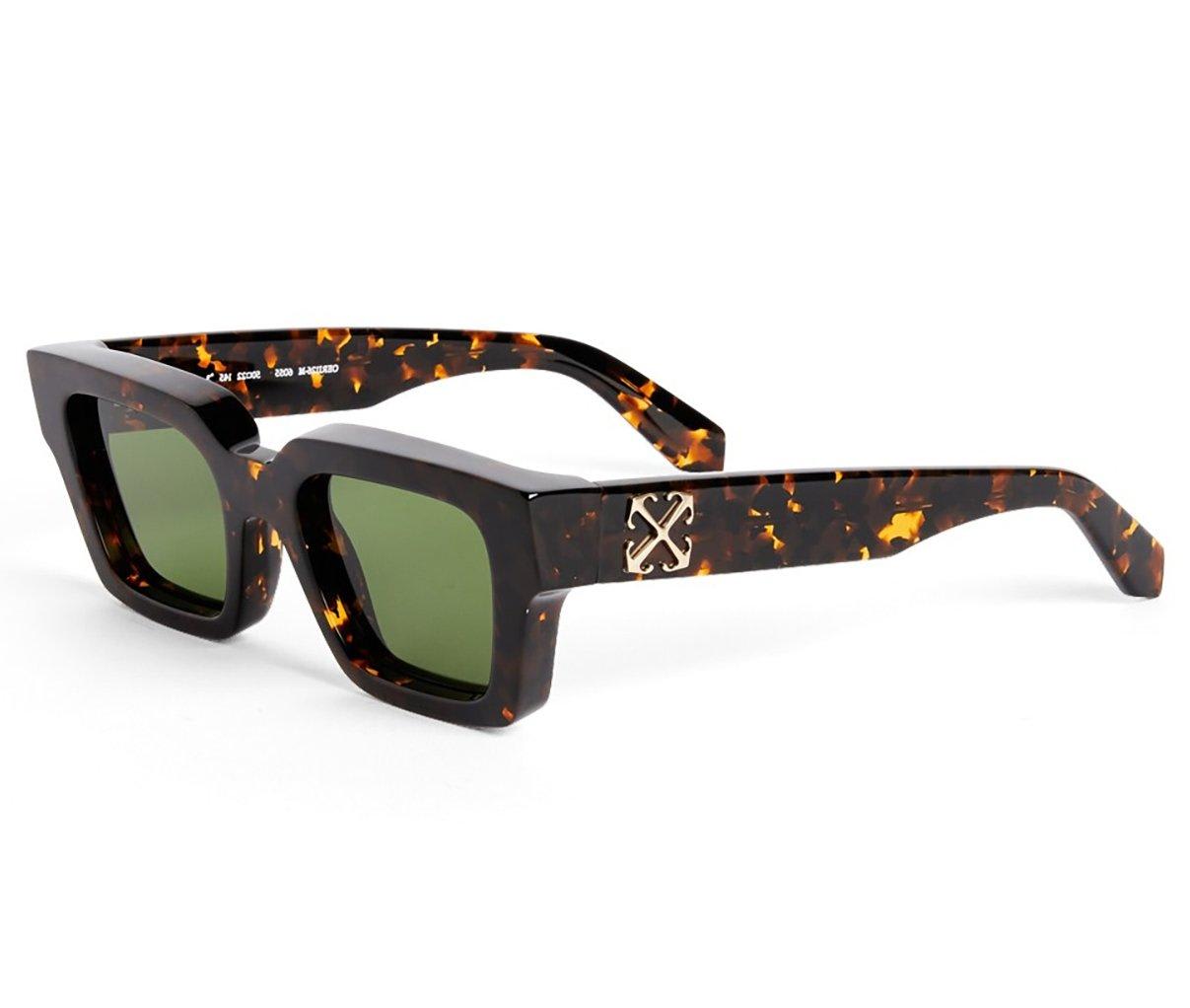 Off-white Virgil Sunglasses In 6055 Havana Green