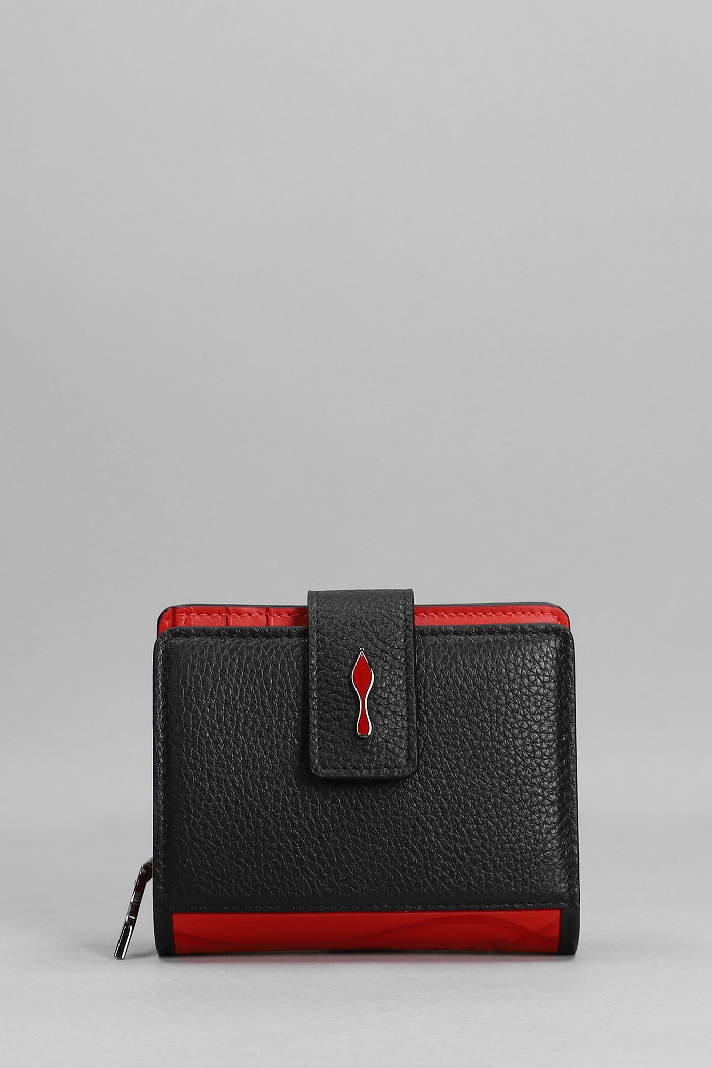 Christian Louboutin Wallet In Black Leather