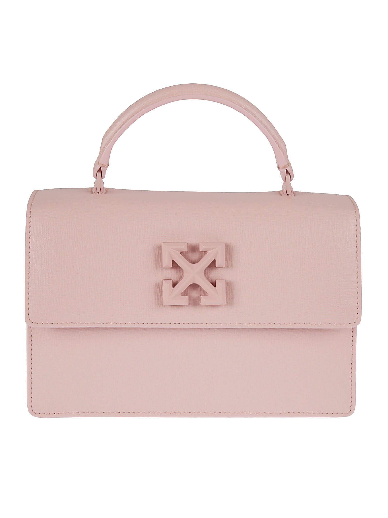 Off-white Jitney Tote In Light Pink