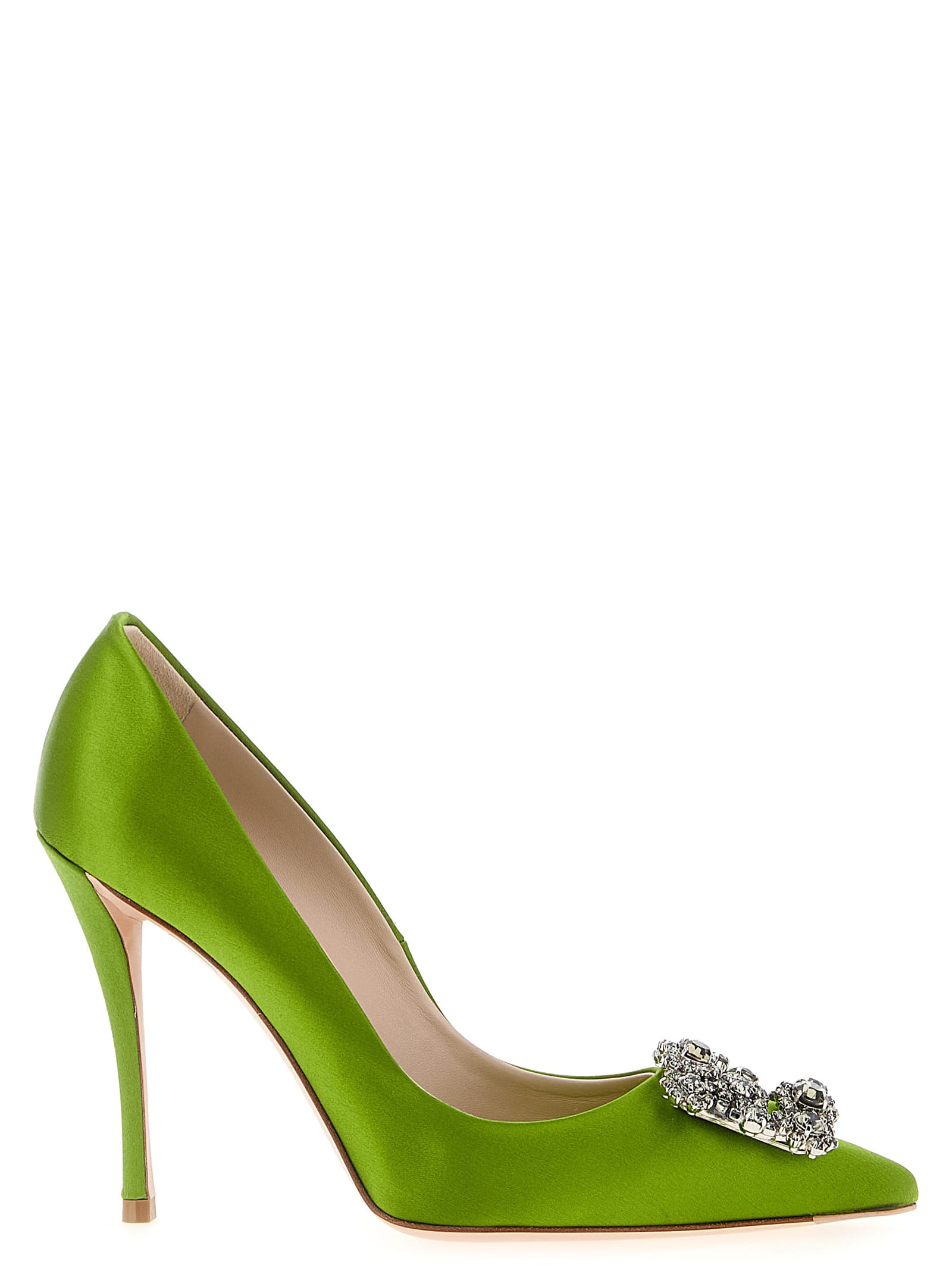 flower Strass Pumps