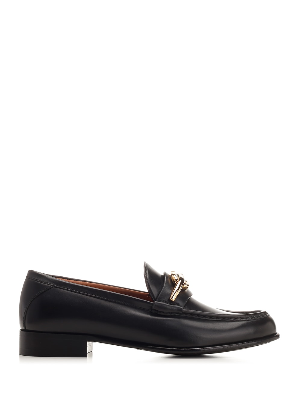 Shop Valentino Black Vlogo The Bold Edition Loafer