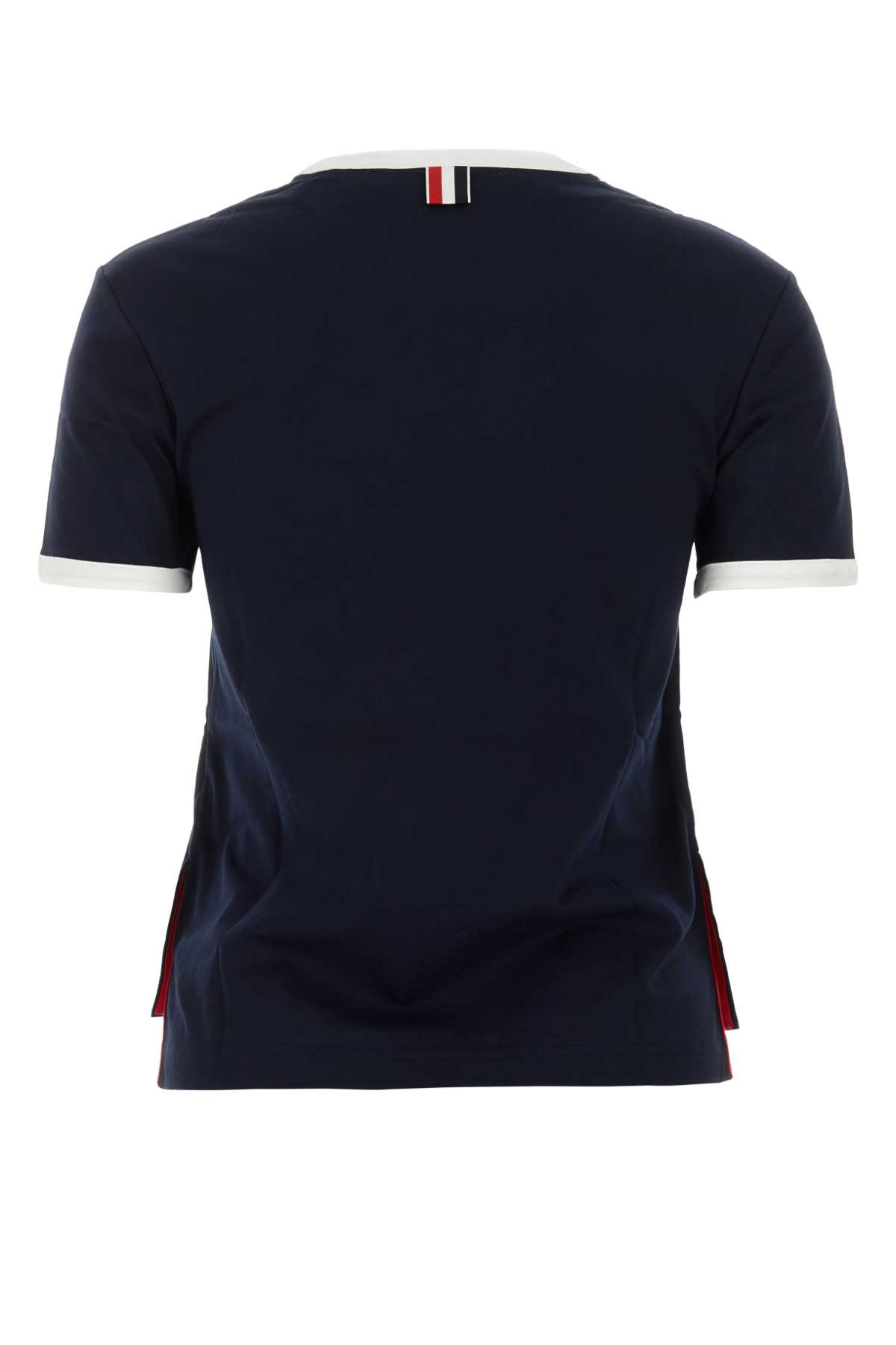 Thom Browne Blue Cotton T-shirt In 415