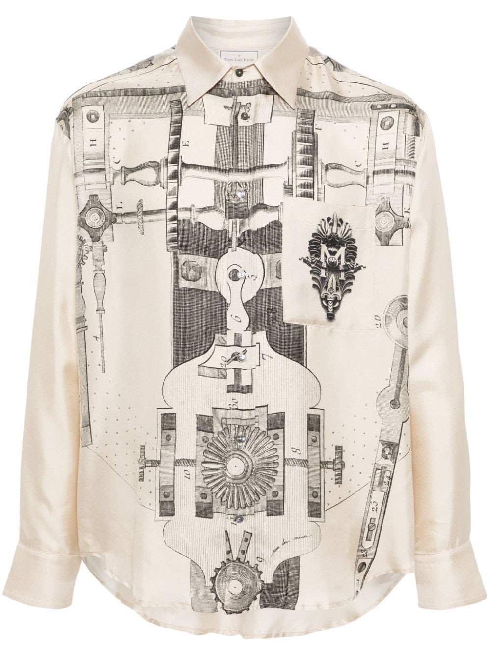 Shop Pierre-louis Mascia Aloesots Longsleeves Shirt In Multi