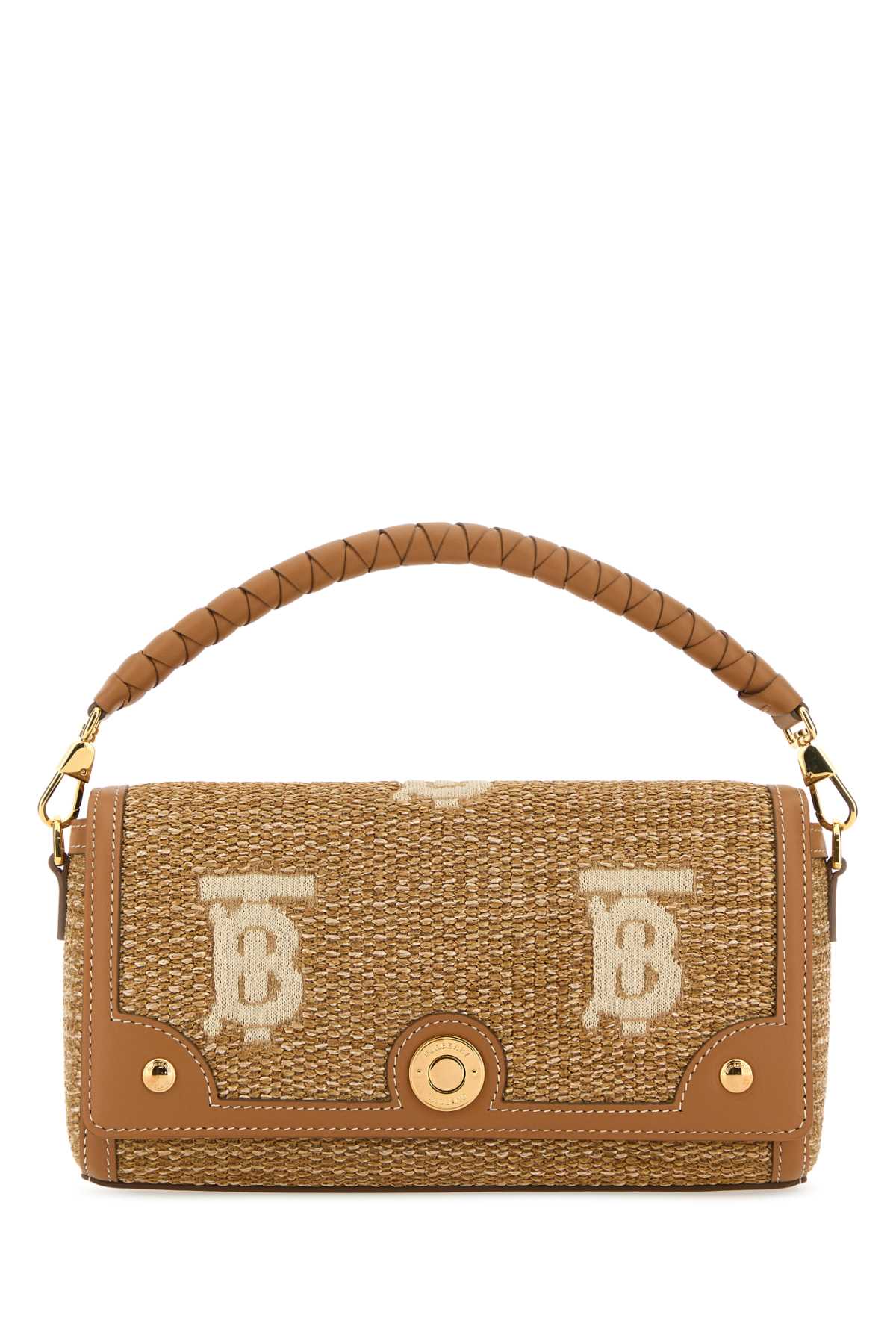 Camel Raffia Handbag