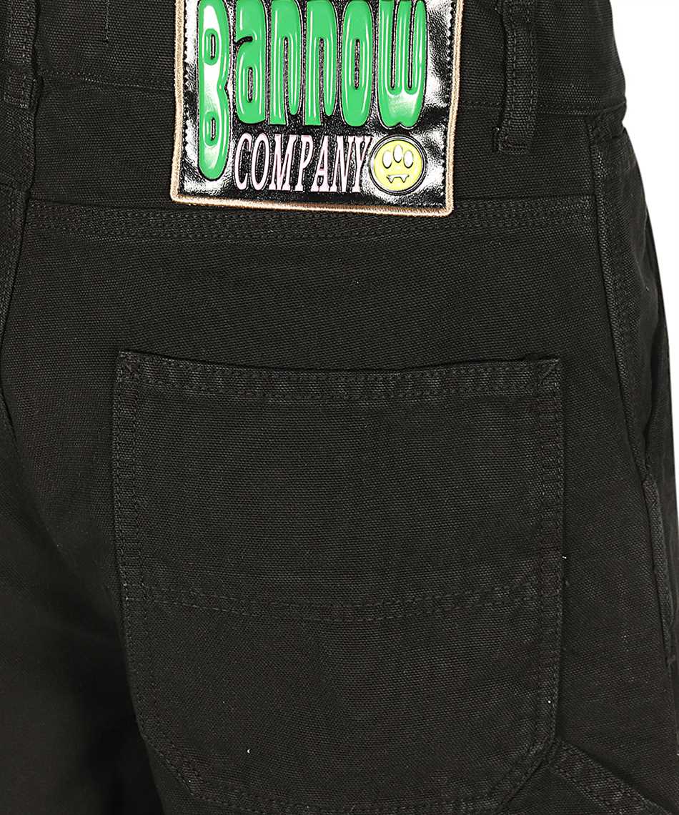 Barrow Cotton Bermuda Shorts In Black