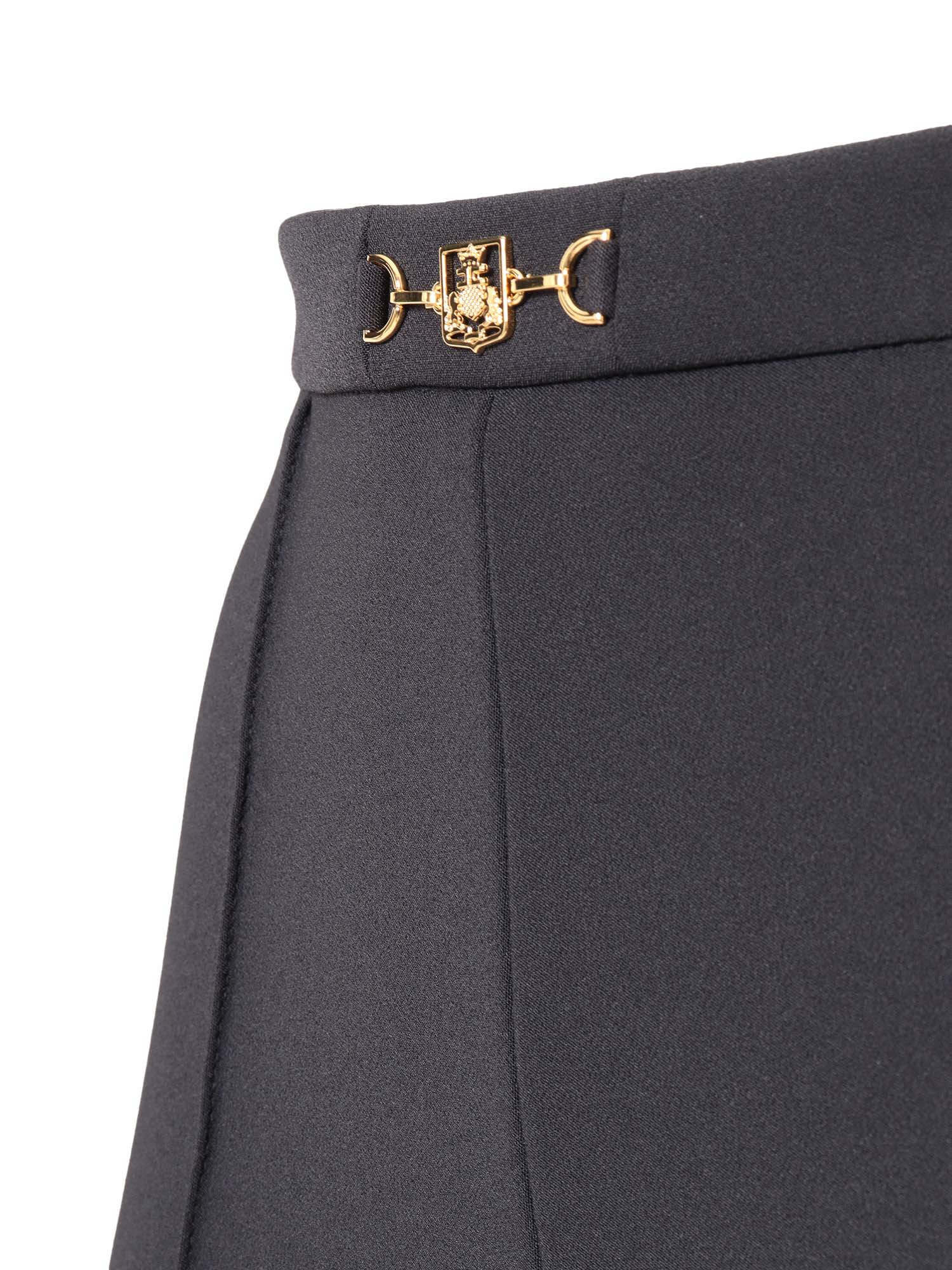 Shop Elisabetta Franchi Trousers In Black