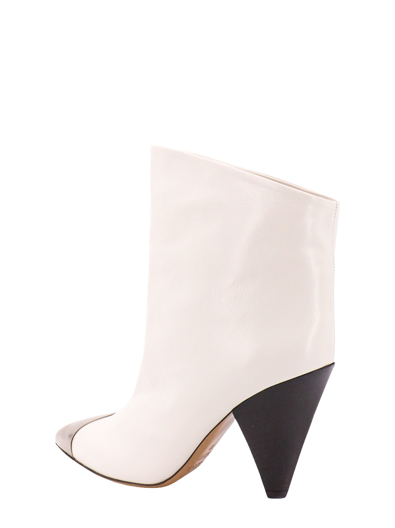 Shop Isabel Marant Lapio Ankle Boots In White