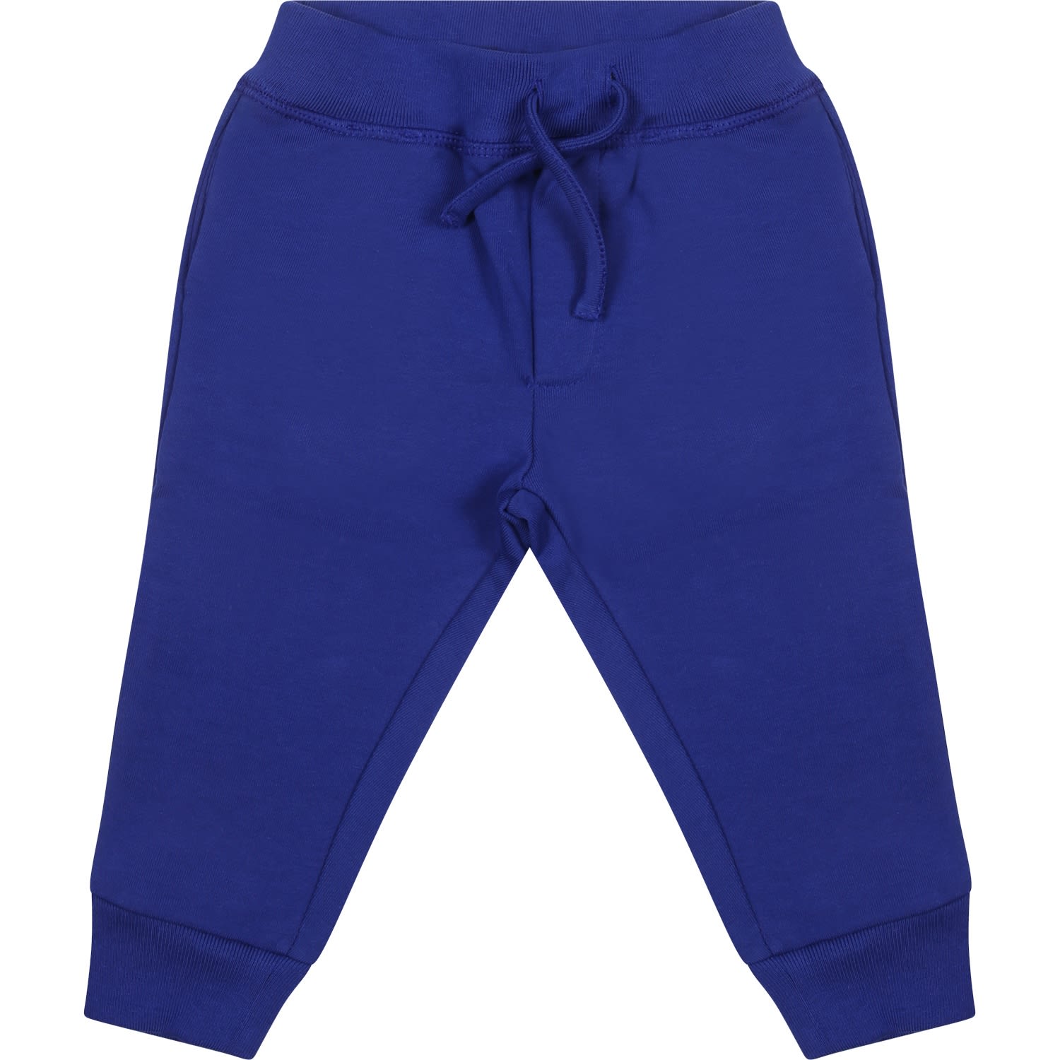 Dsquared2 Light Blue Trousers For Baby Boy With Logo