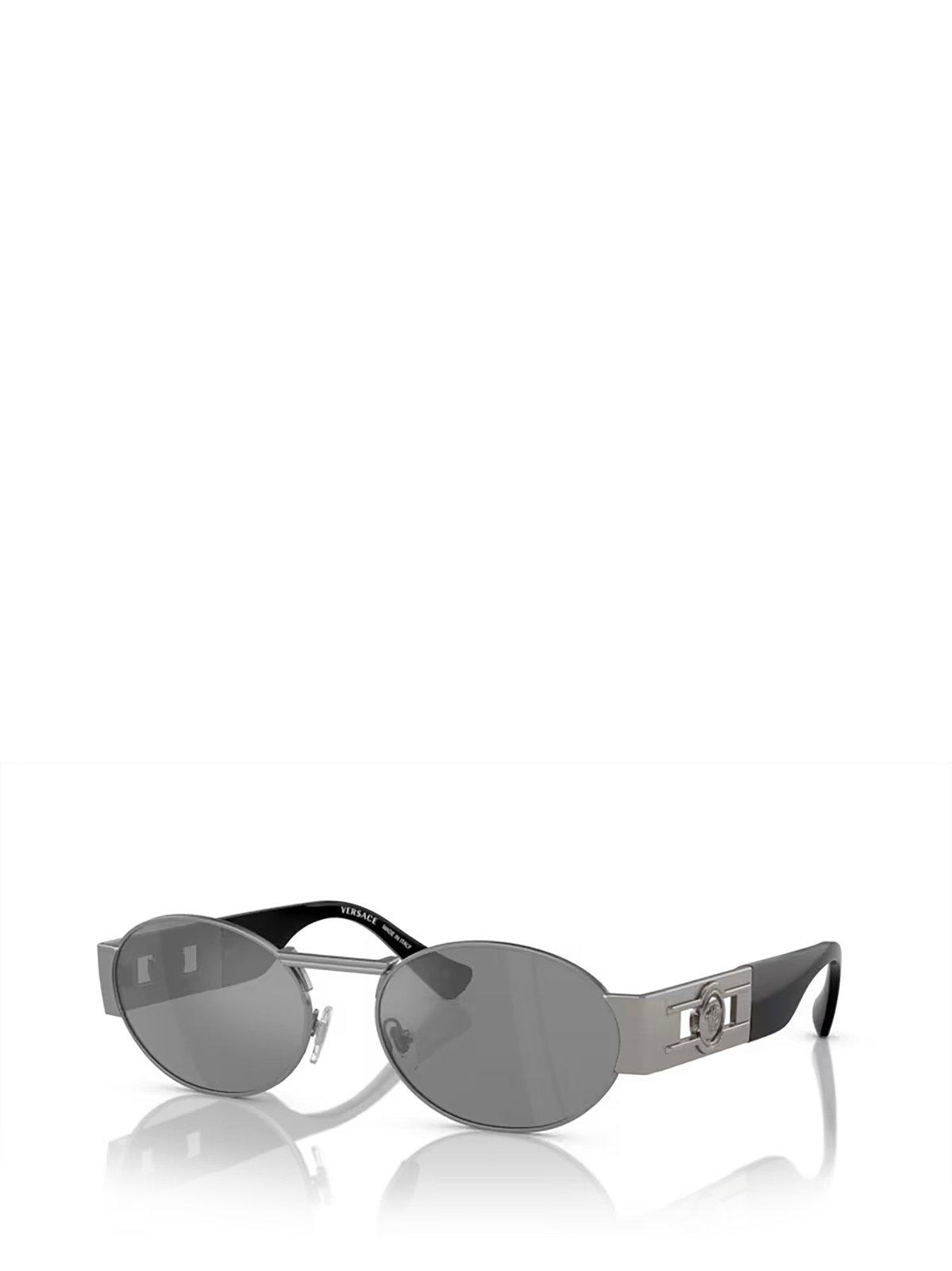 Shop Versace Eyewear Round Frame Sunglasses In 10016g