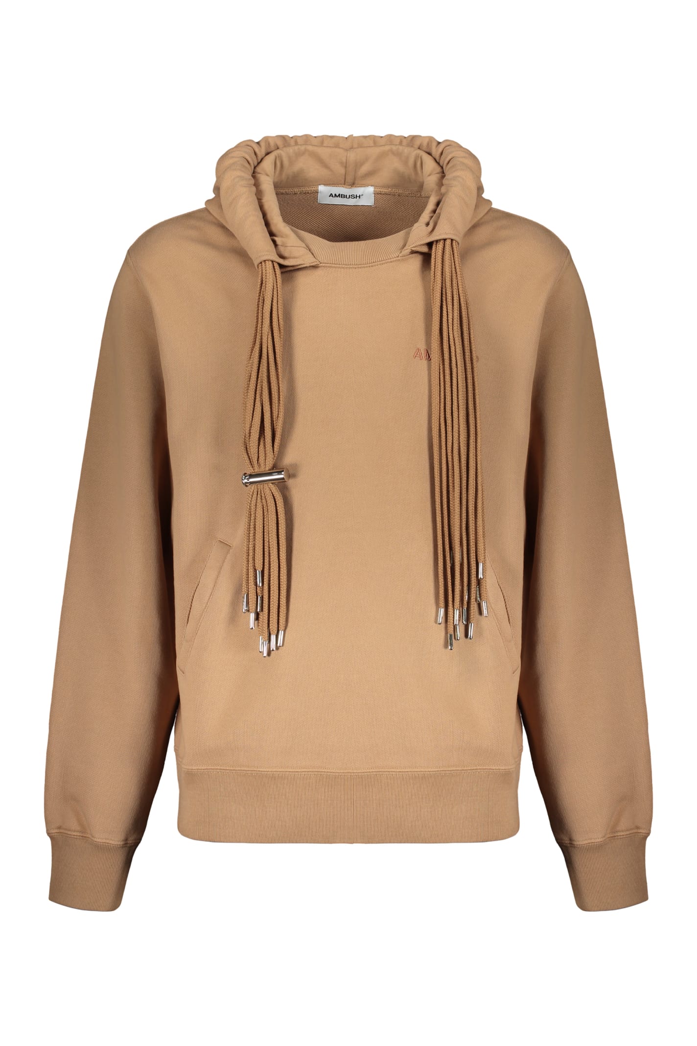 Shop Ambush Hooded Sweatshirt In Brown
