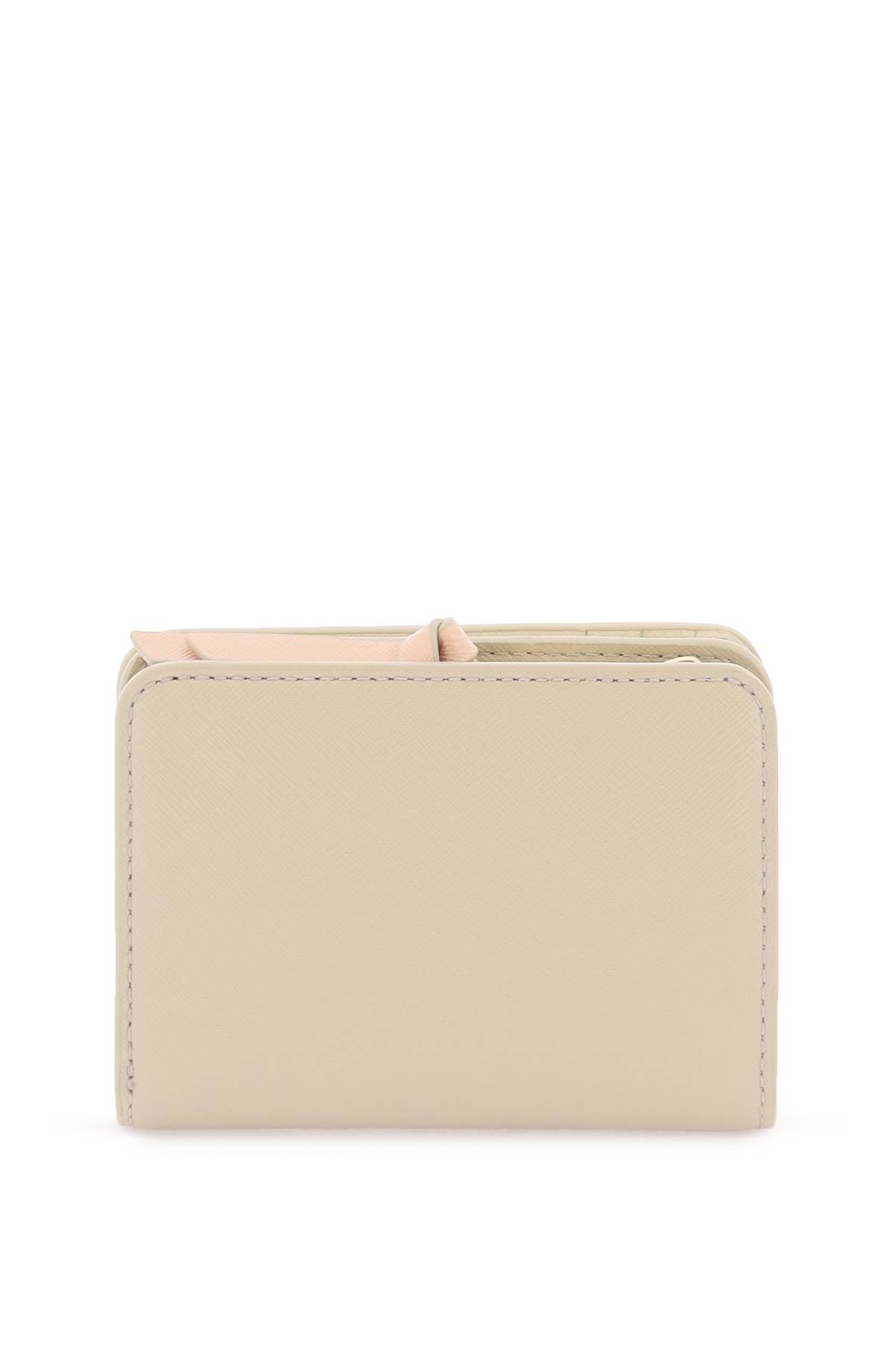 Marc Jacobs Compact Wallet The Utility Snapshot Mini Accessories In Khaki Multi (beige)