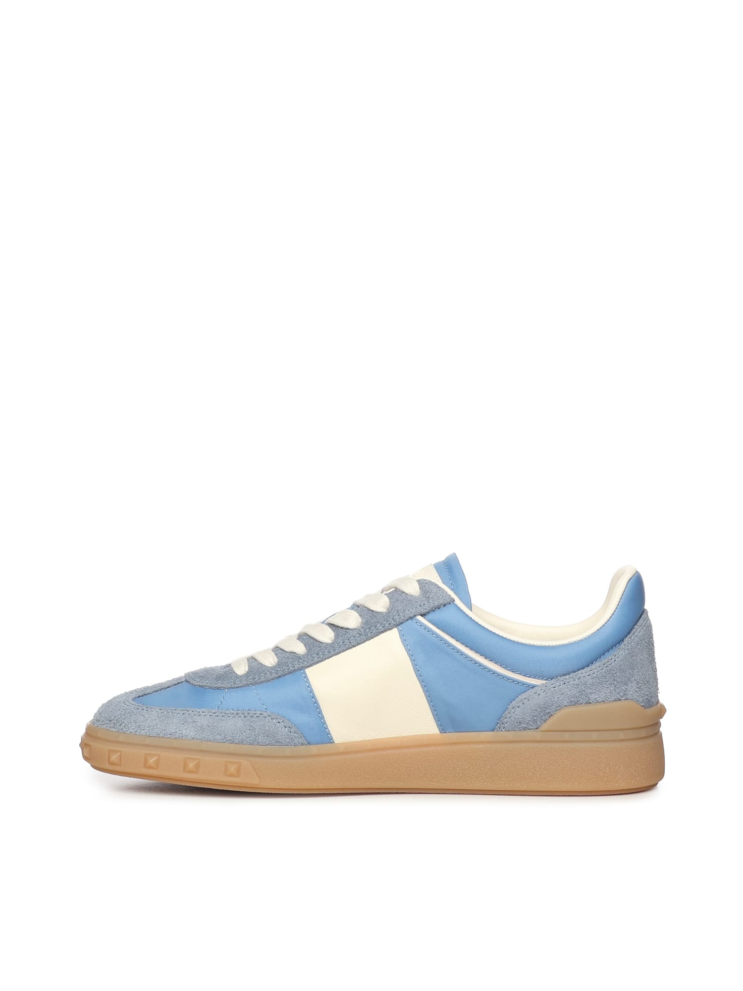 Valentino Upvillage Split Leather Sneakers In Multi