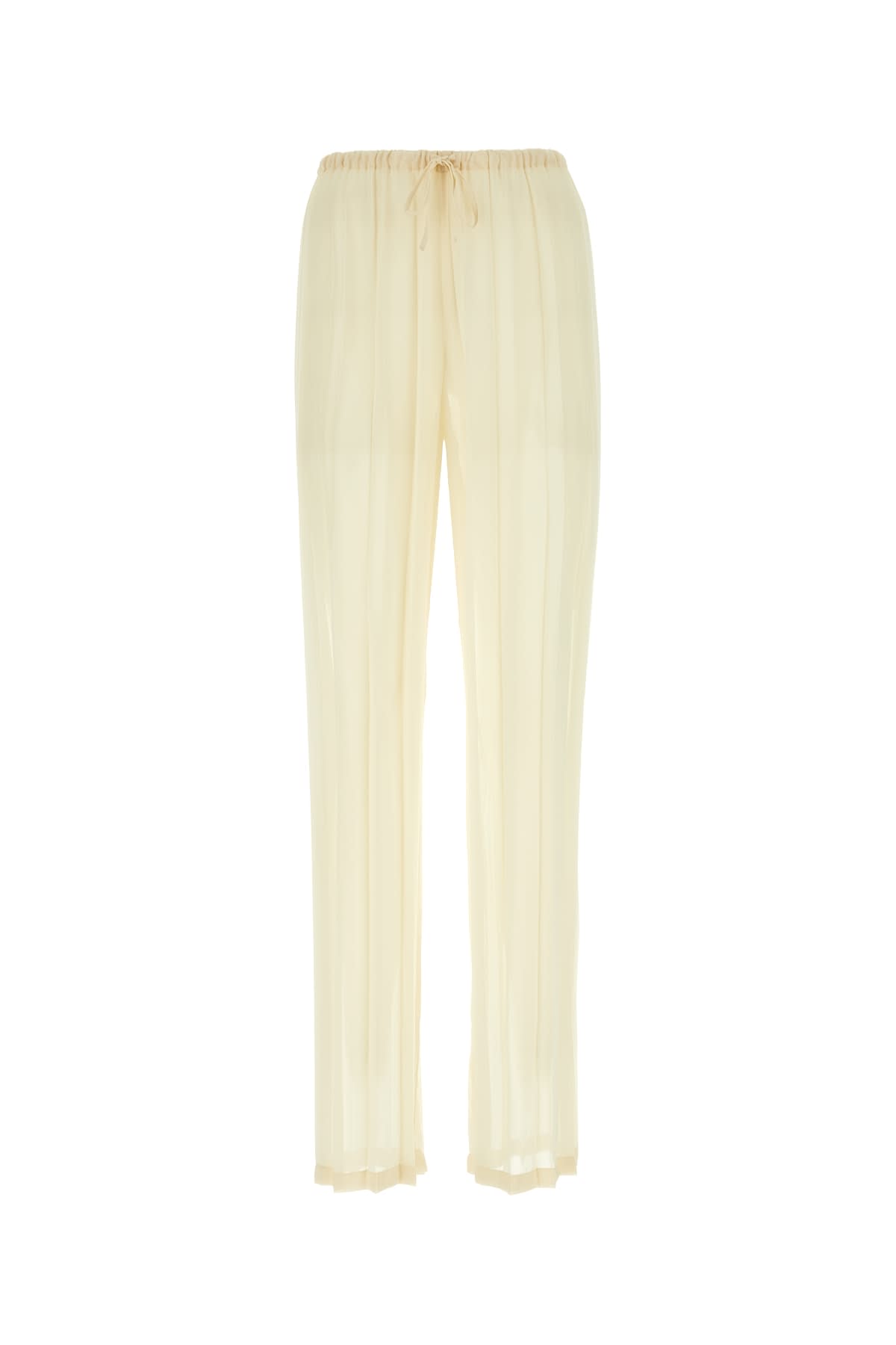 Shop Dries Van Noten Pantalone In Offwhite