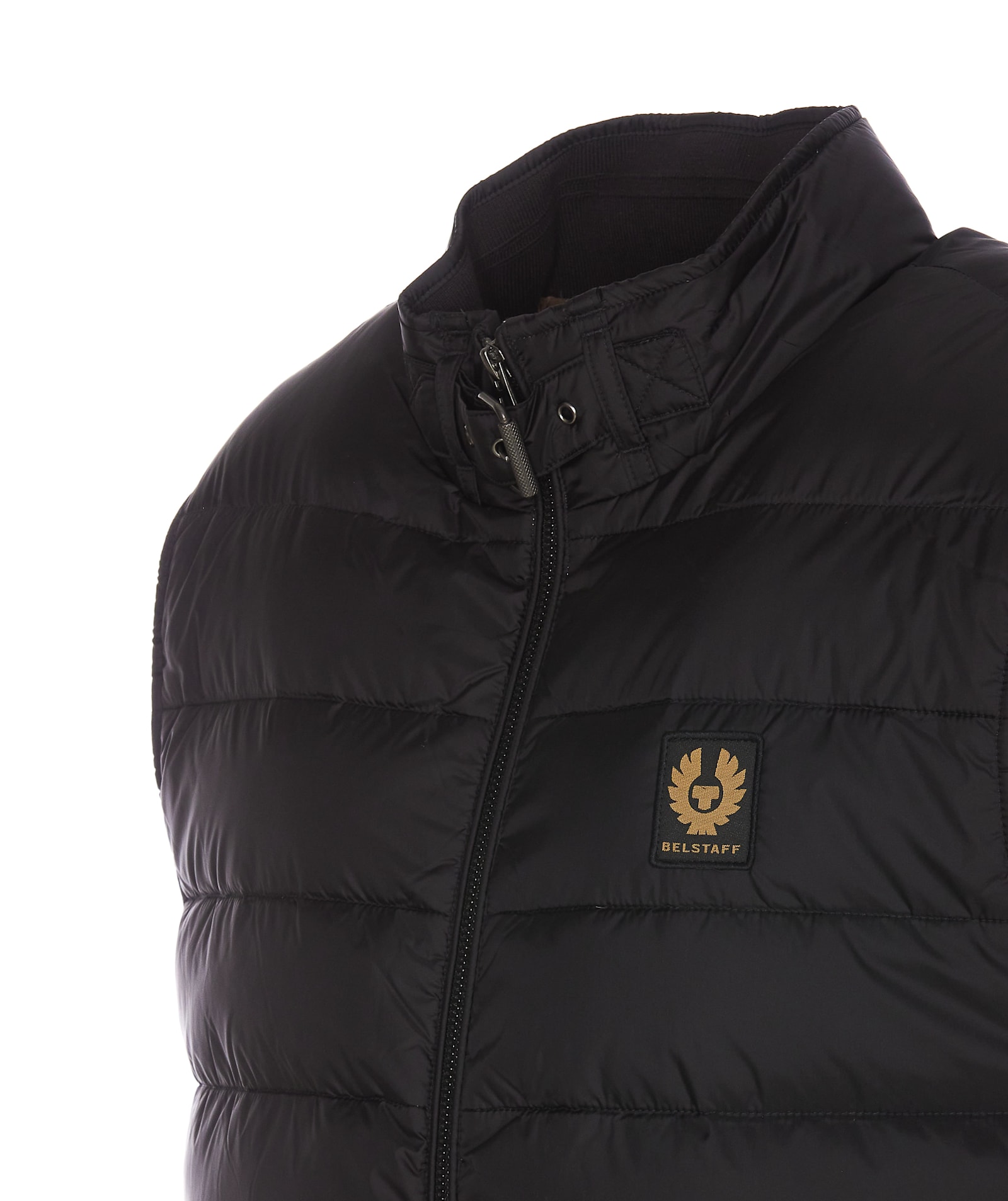 Shop Belstaff Circuit Padded Vest In Black