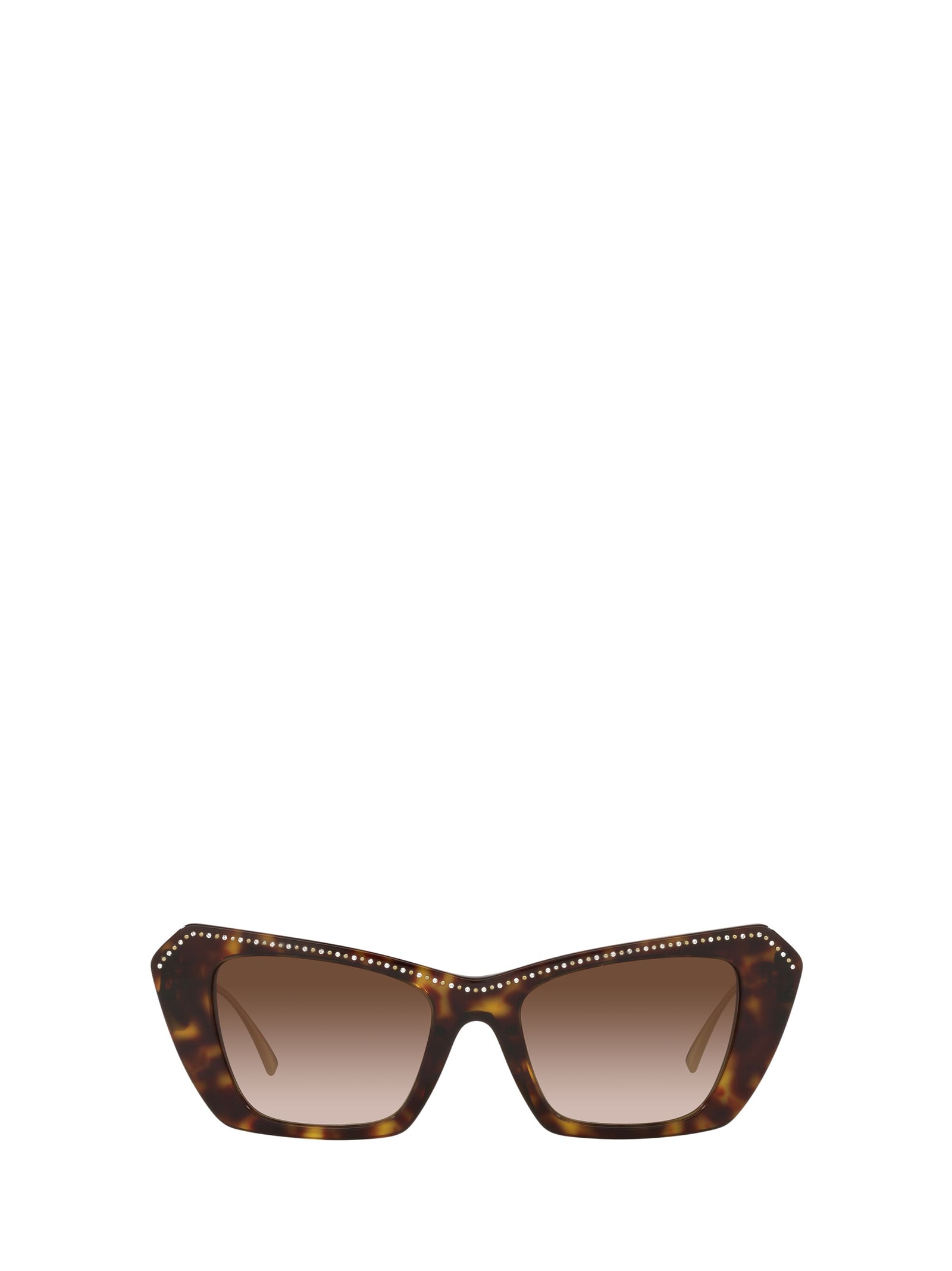 Shop Valentino Va4114 Havana Sunglasses