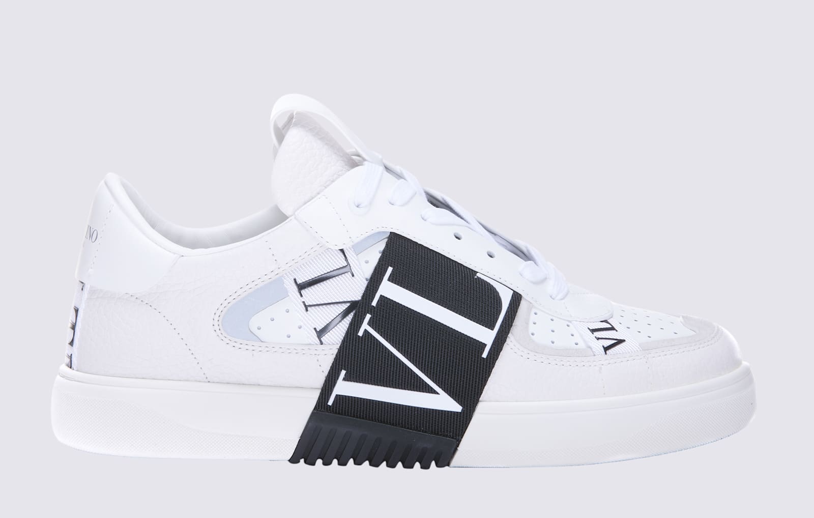 Valentino Garavani White And Black Sneakers