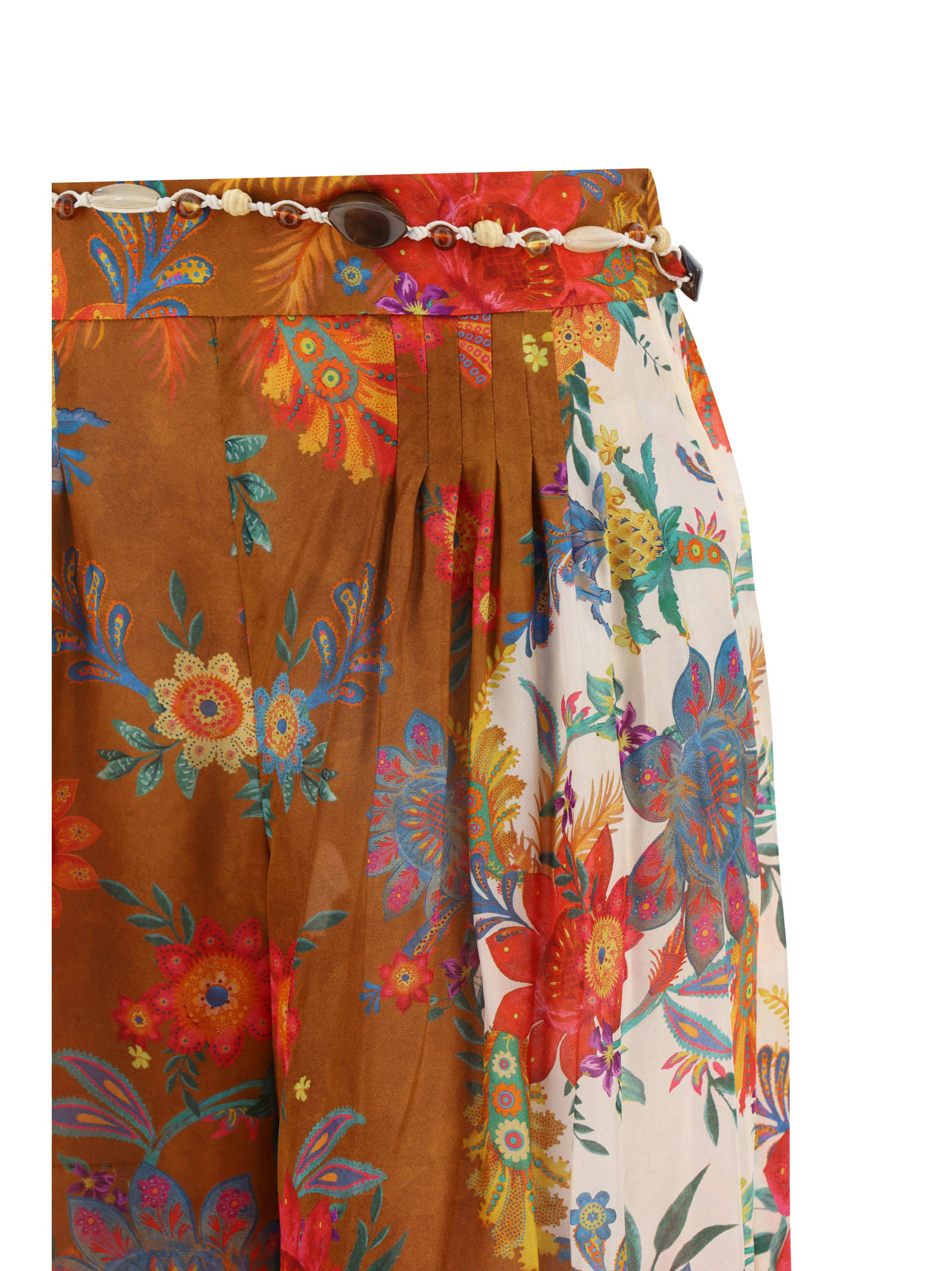 Shop Zimmermann Ginger Relaxed Pants In Multicolour