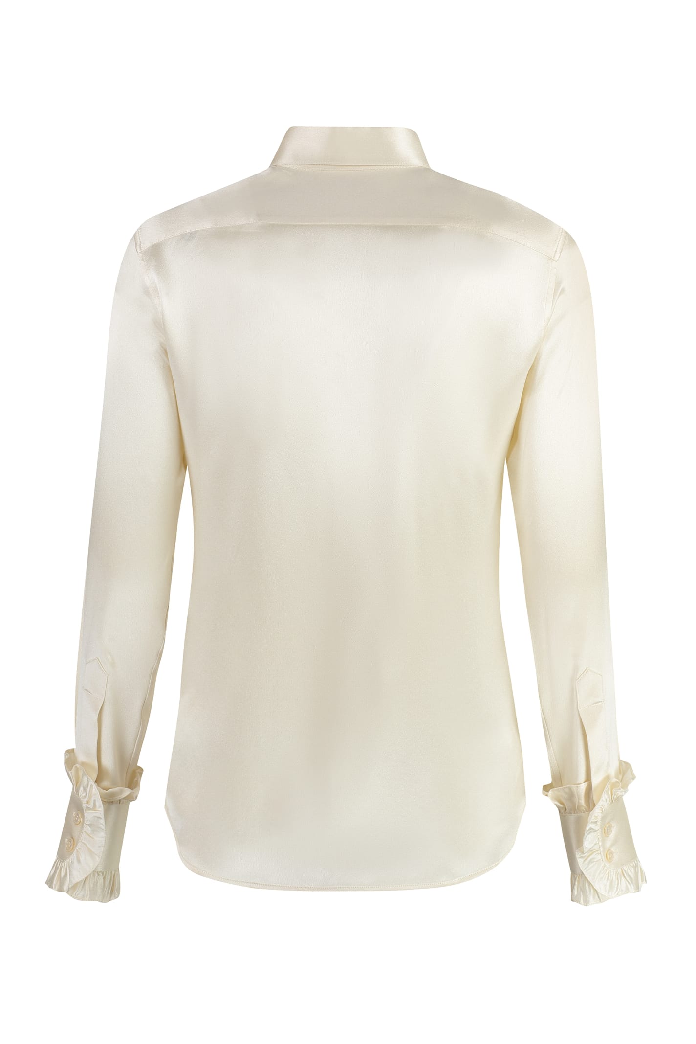 Celine Romy Silk Shirt In White