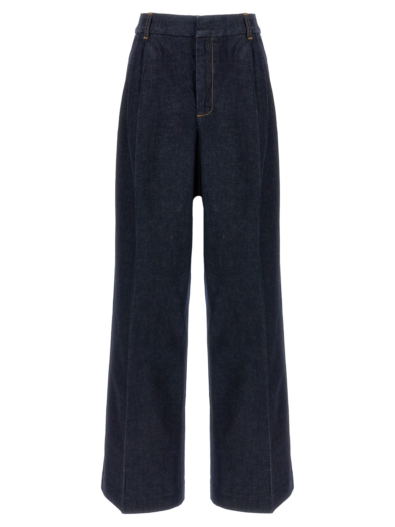 Shop Zimmermann Illustration Denim Jeans In Blue