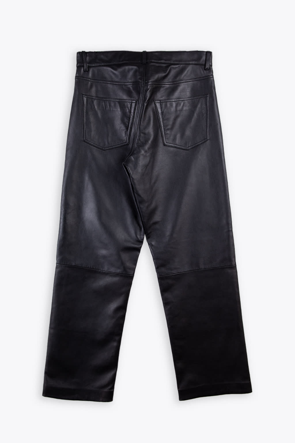 Shop Sunflower Loose Leather Black Leather Loose Pant - Loose Leather Pant