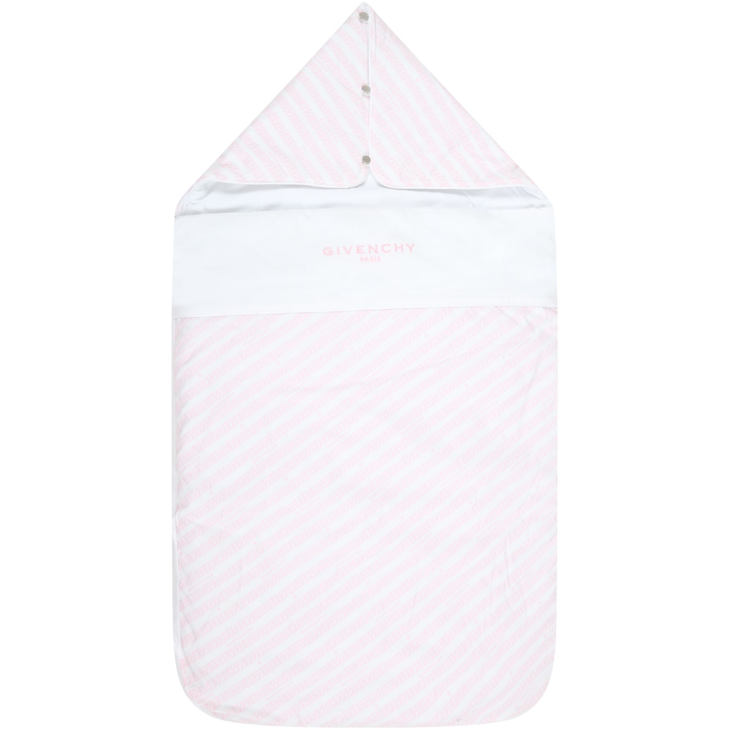 Givenchy White Sleeping Bag For Baby Girl