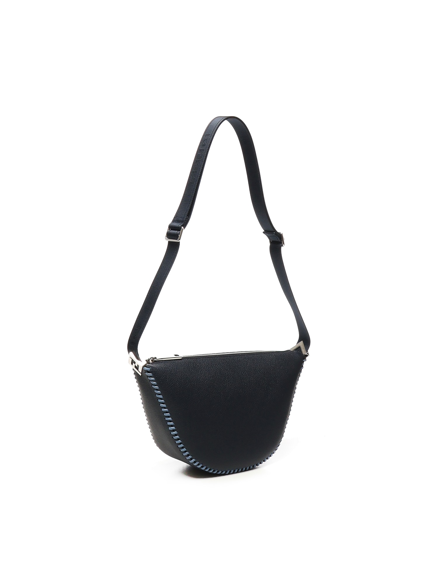 Fendi Melon Messenger Bag In Blue