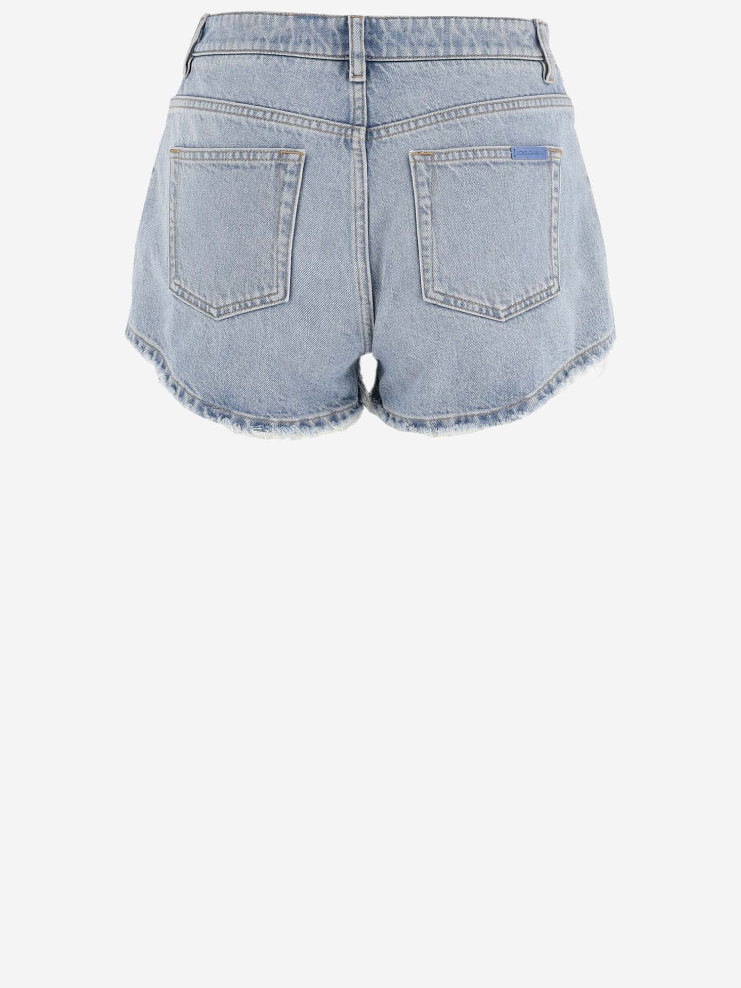 Shop Dolce & Gabbana Cotton Denim Shorts