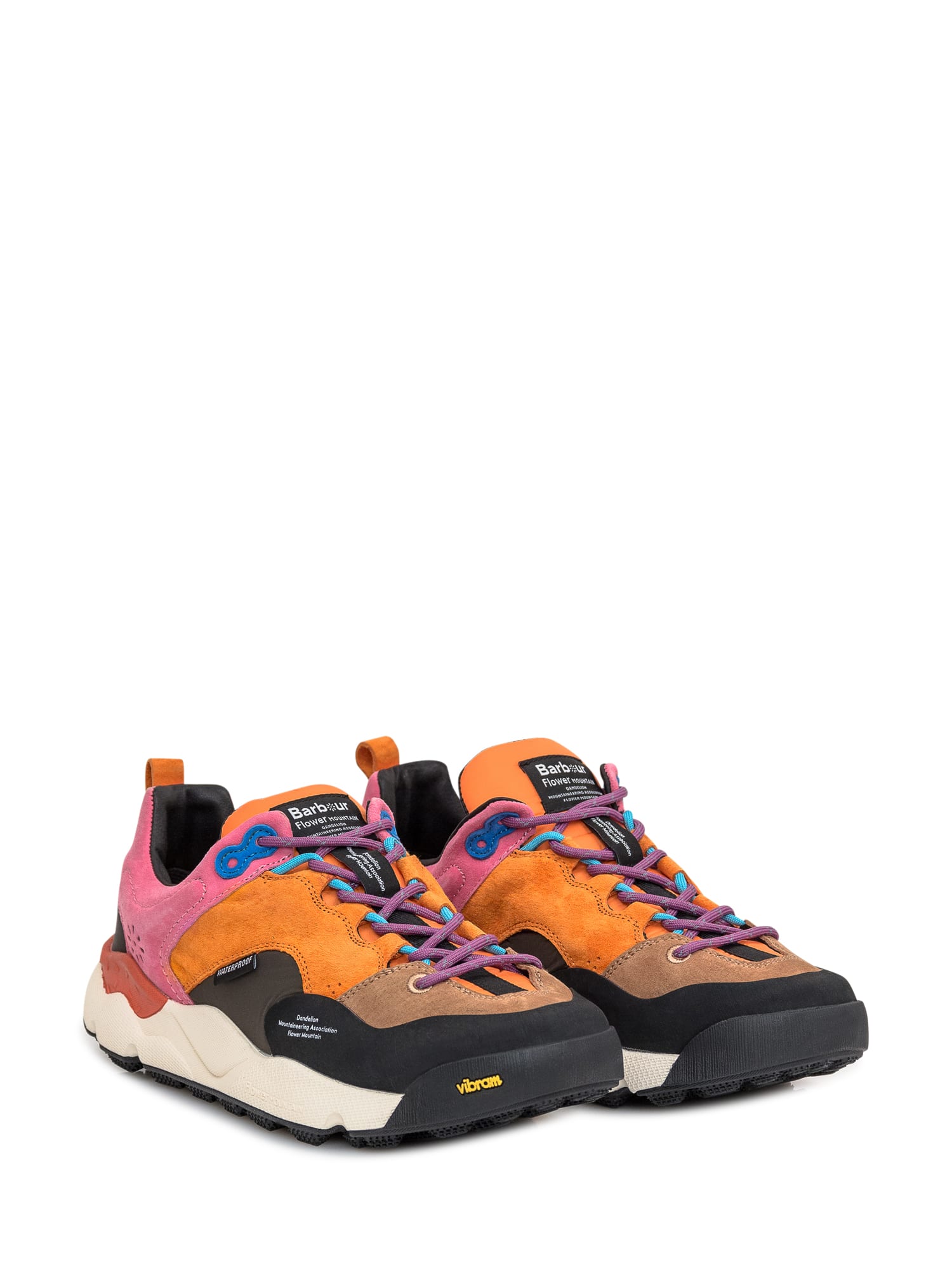 Shop Barbour Back Country Sneaker In Pink Kaki