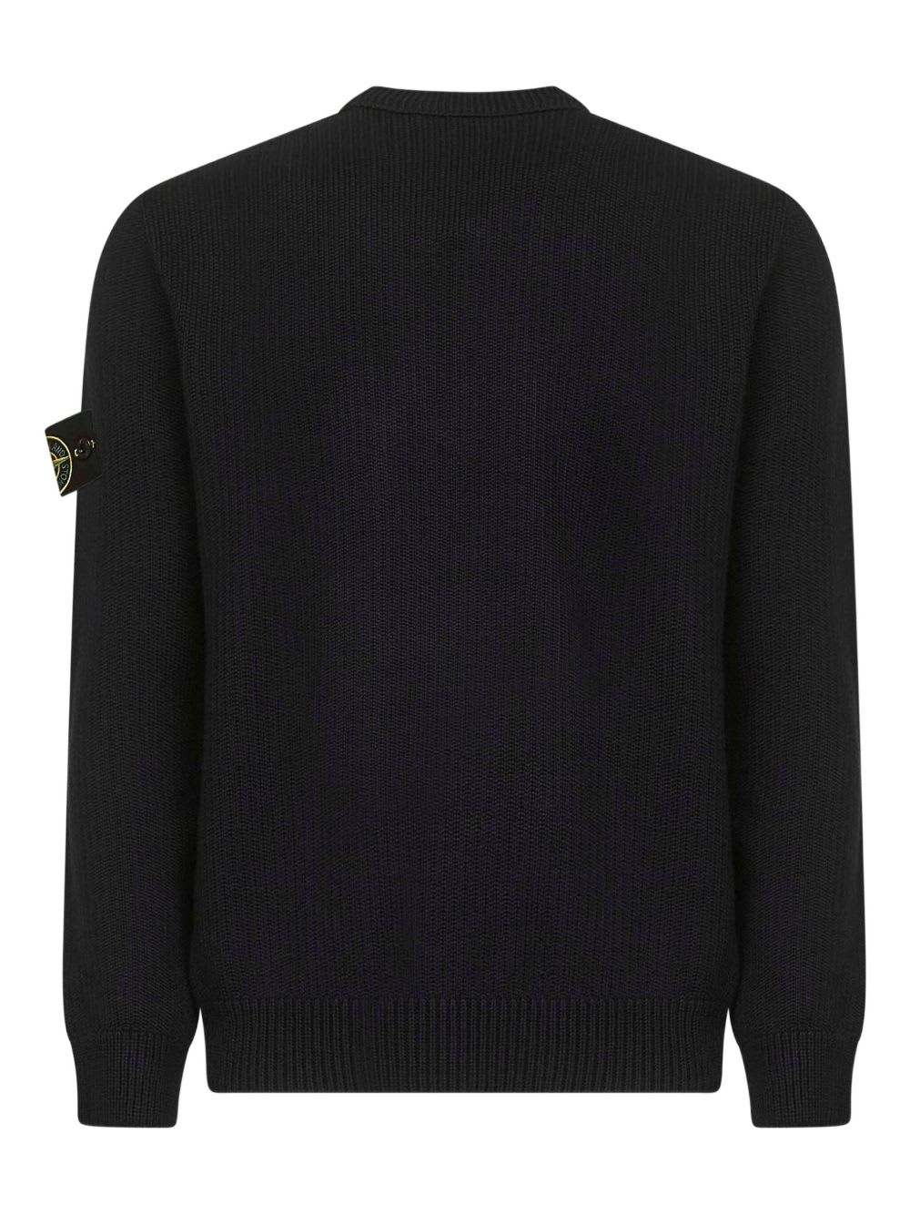Stone Island Logo Sweatshirt In Black