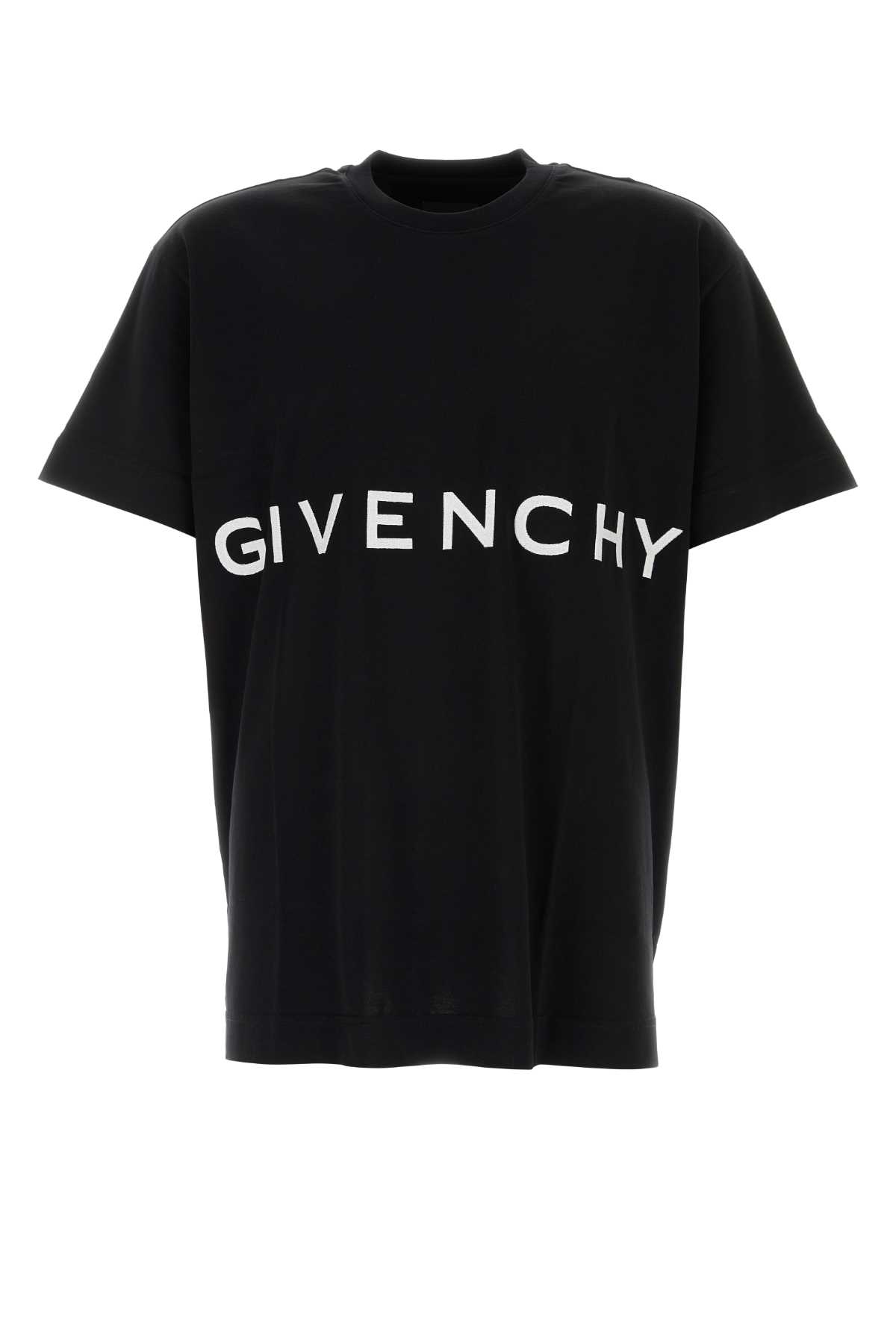 Shop Givenchy Black Cotton Oversize T-shirt