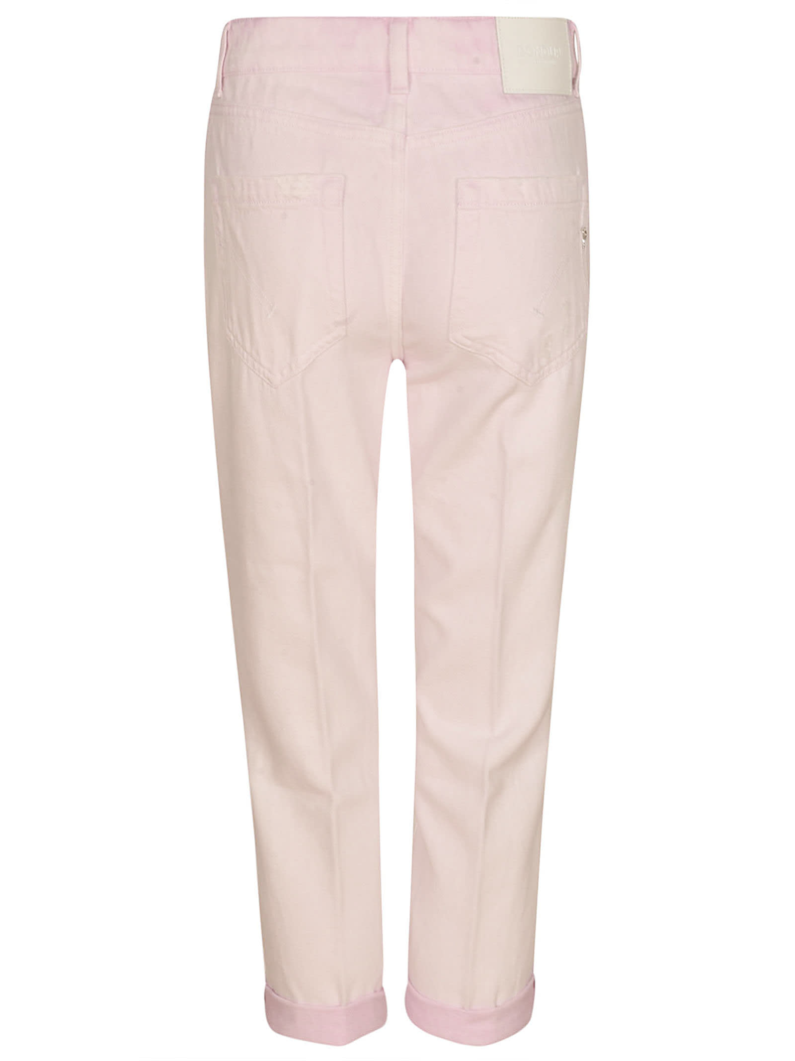 Shop Dondup Buttoned Cropped Jeans