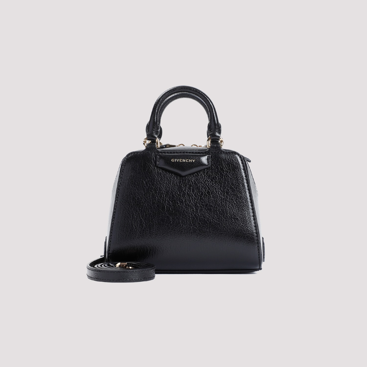 Shop Givenchy Top Handle Bag In Black