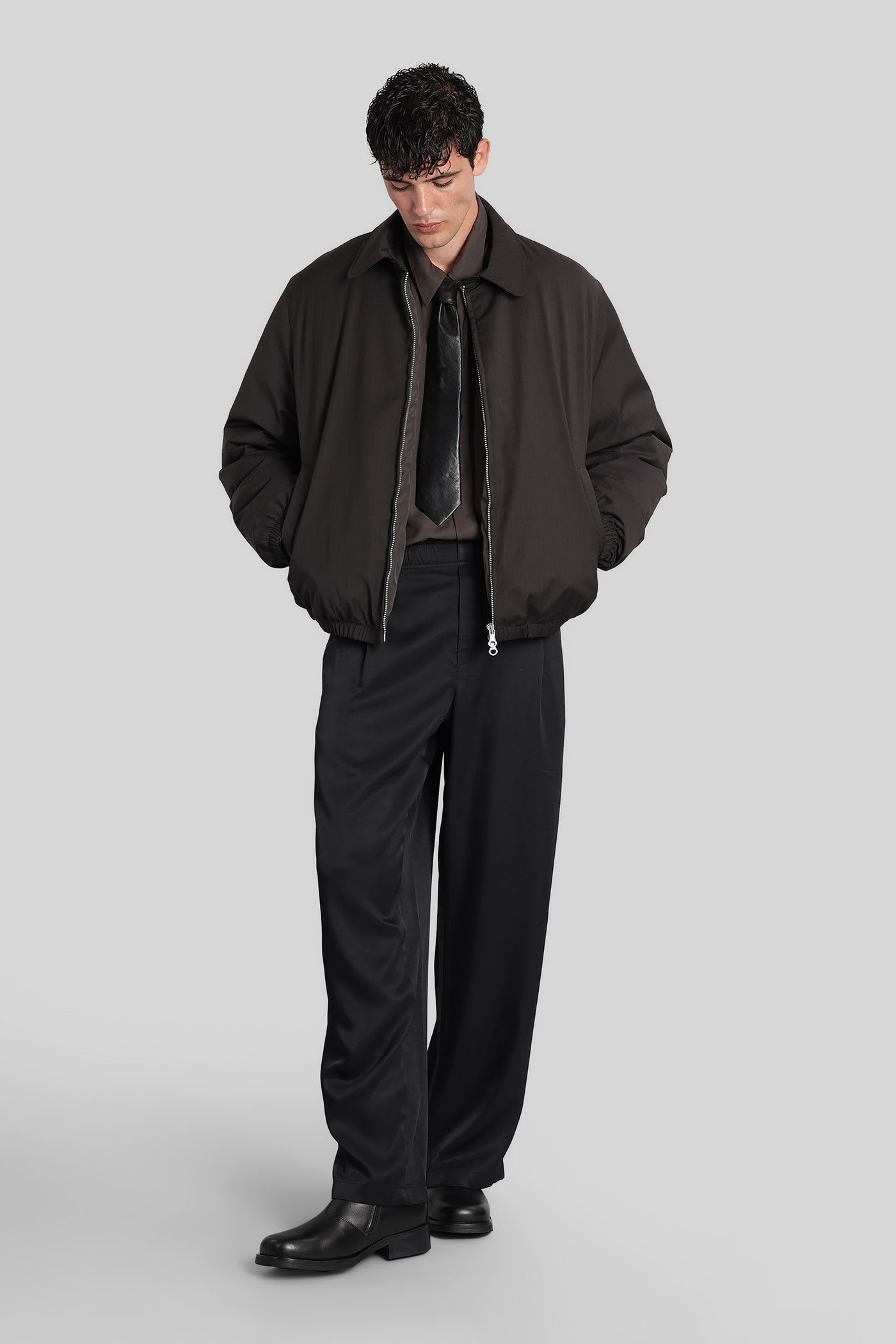 Our Legacy Avenue Striped Jacket In Brown