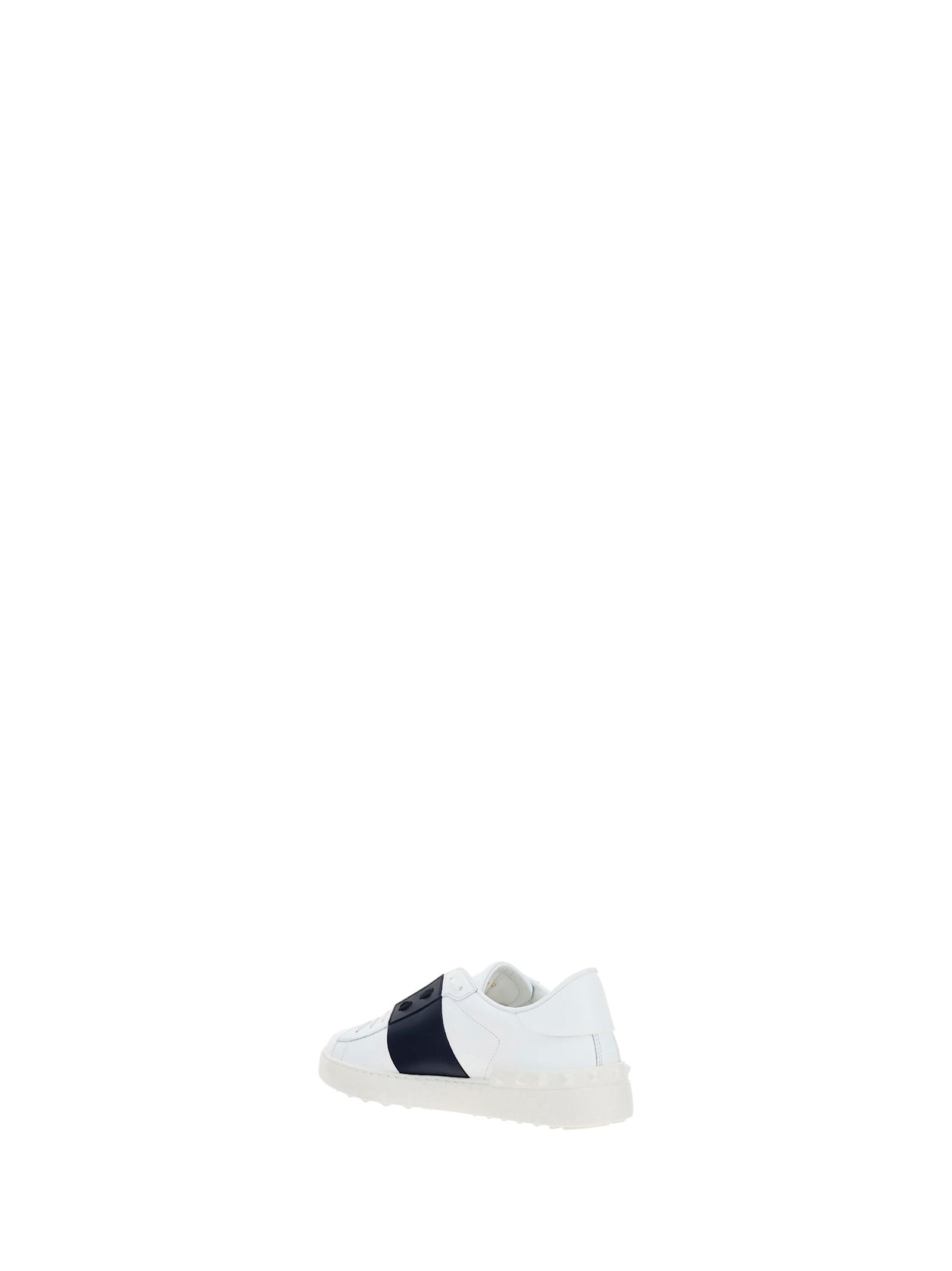 Valentino Open Sneakers In Bianco/marine/bianco