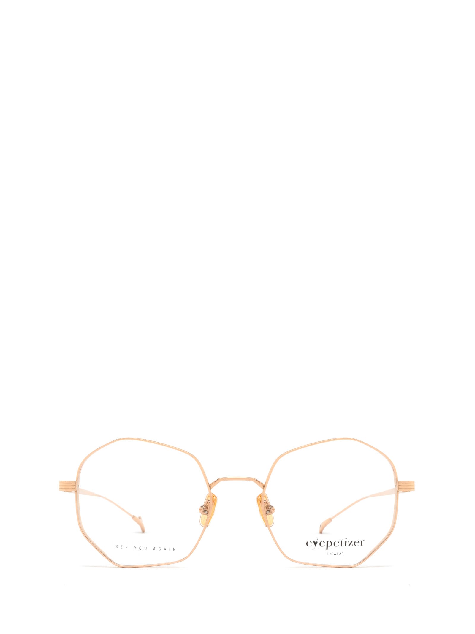 Shop Eyepetizer Walt Rose Gold Glasses