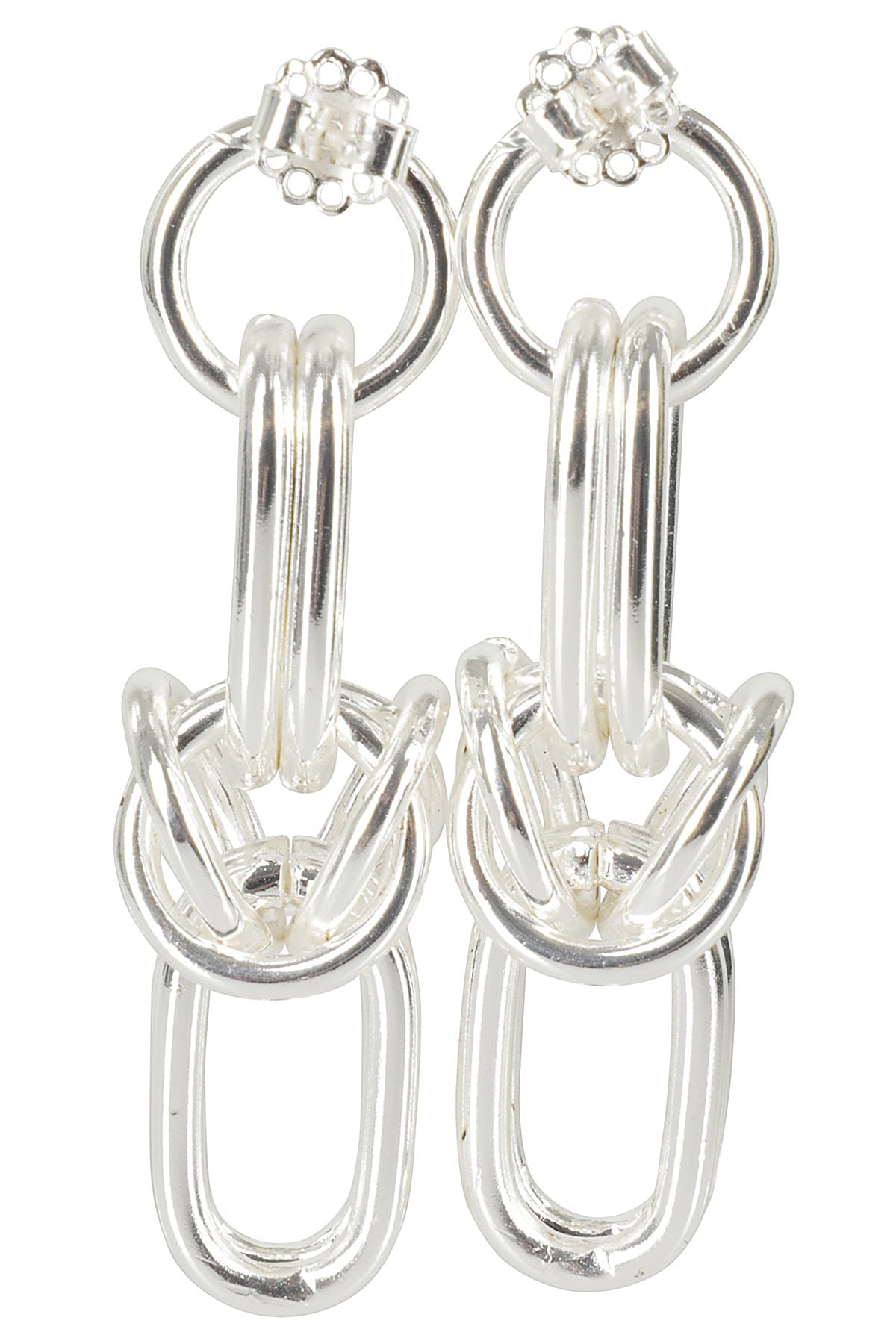 Shop Federica Tosi Earring Cecile In Silver