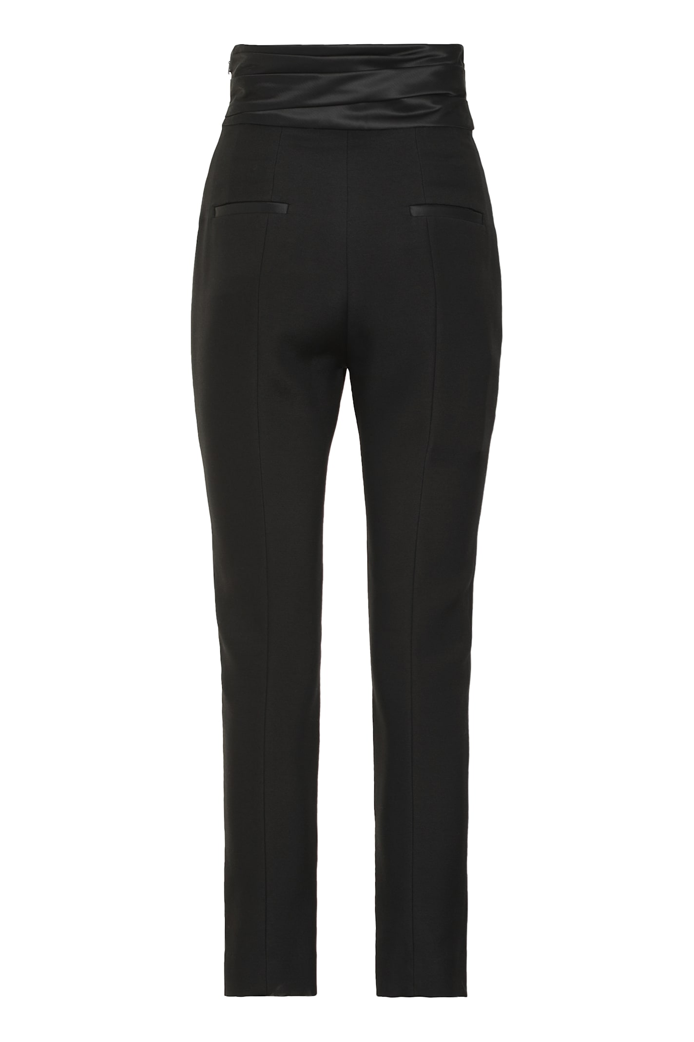 Khaite Lenro Viscose Blend Trousers In Black