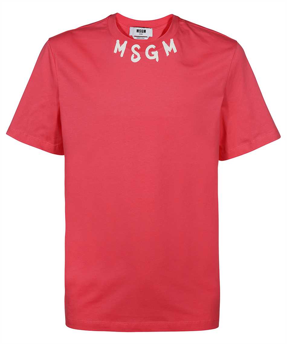 Msgm Cotton T-shirt In Red