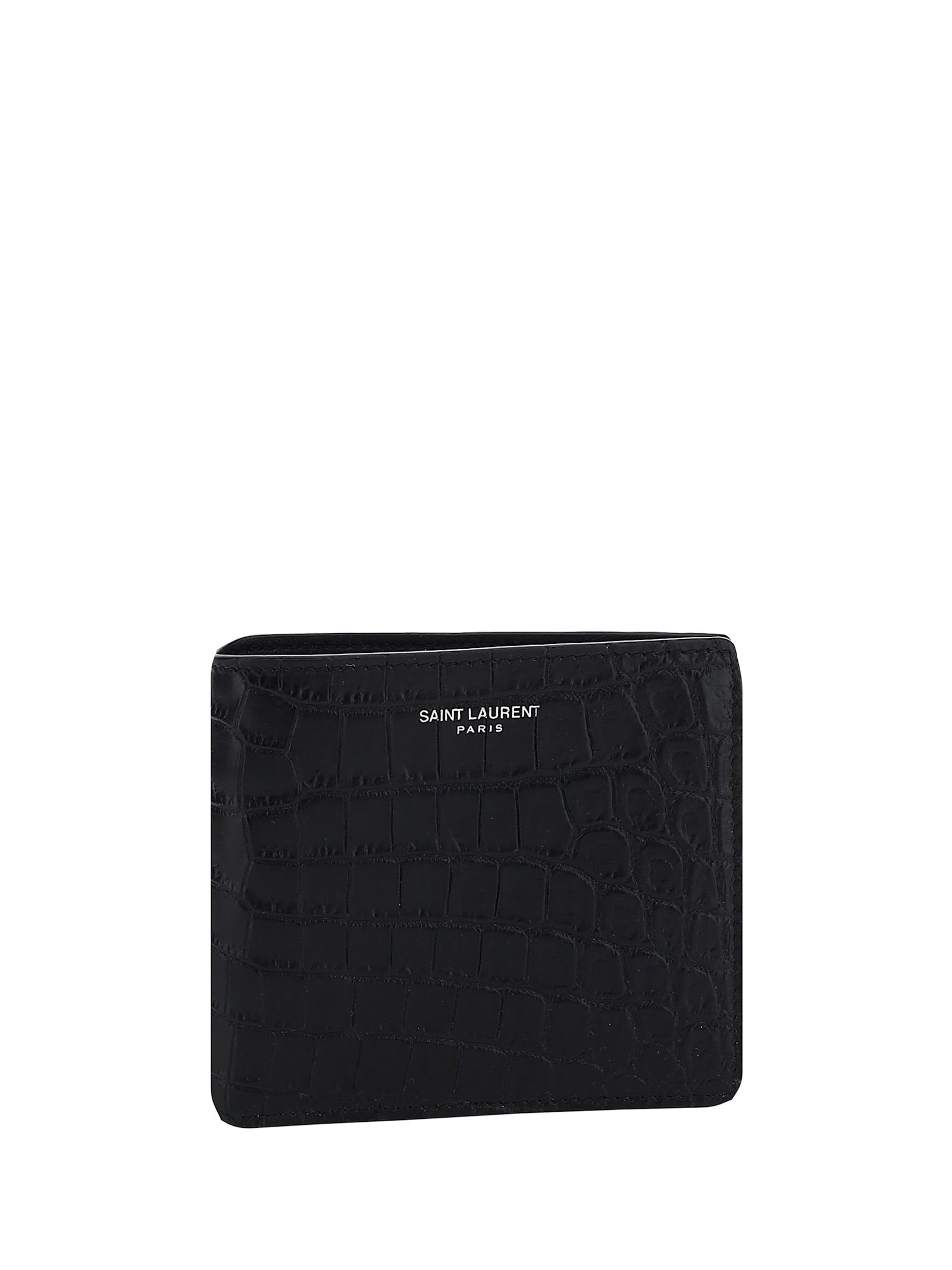 Shop Saint Laurent Wallet In Nero