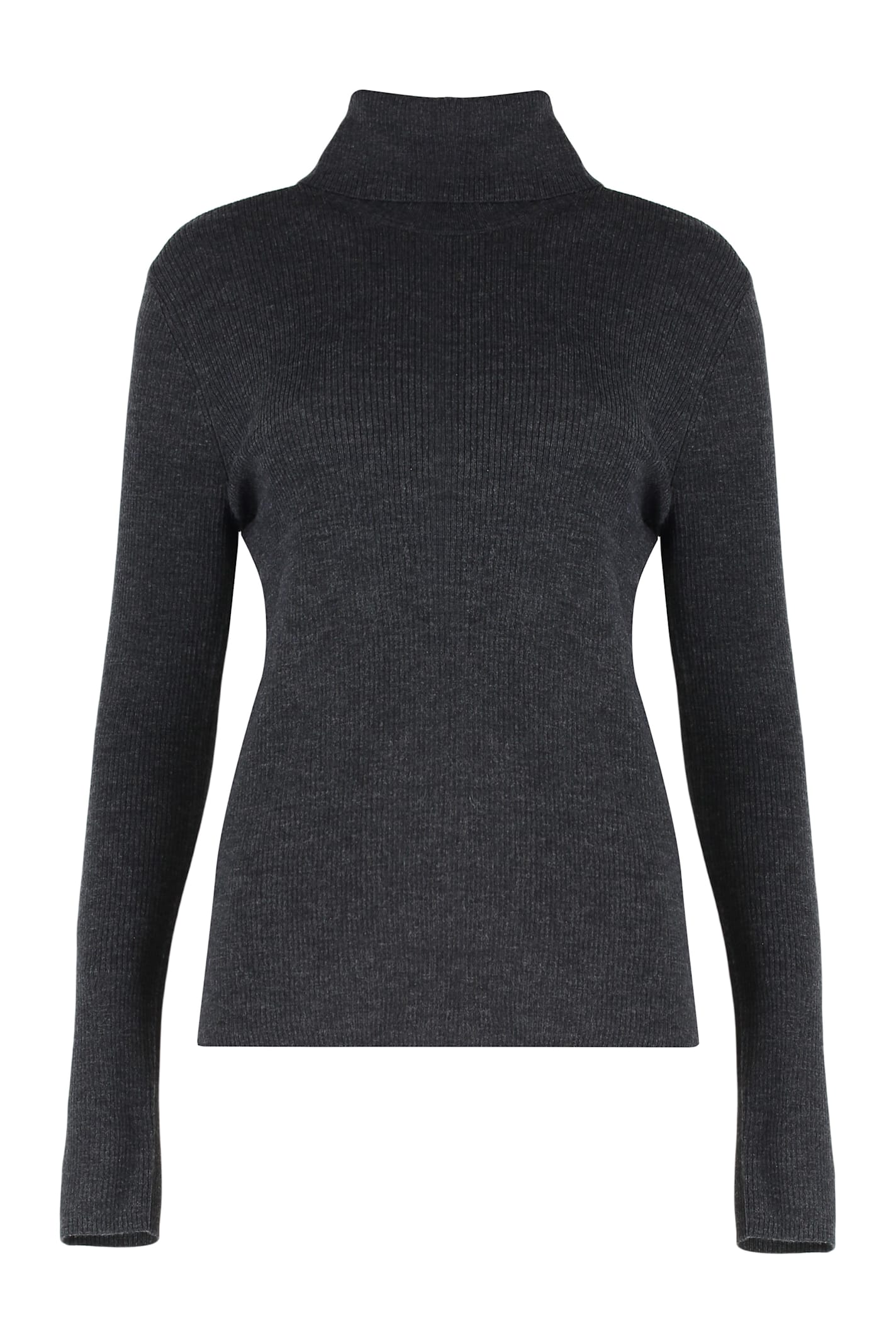 P.a.r.o.s.h . Leila Wool Turtleneck Sweater In Gray