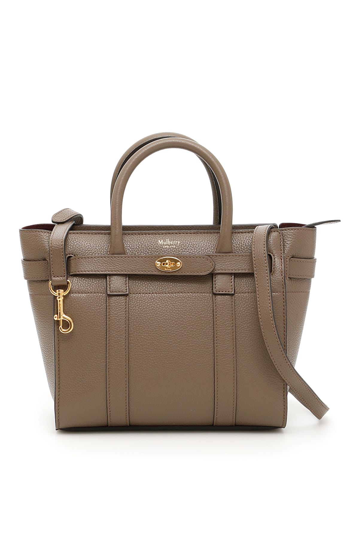 mulberry zipped bag