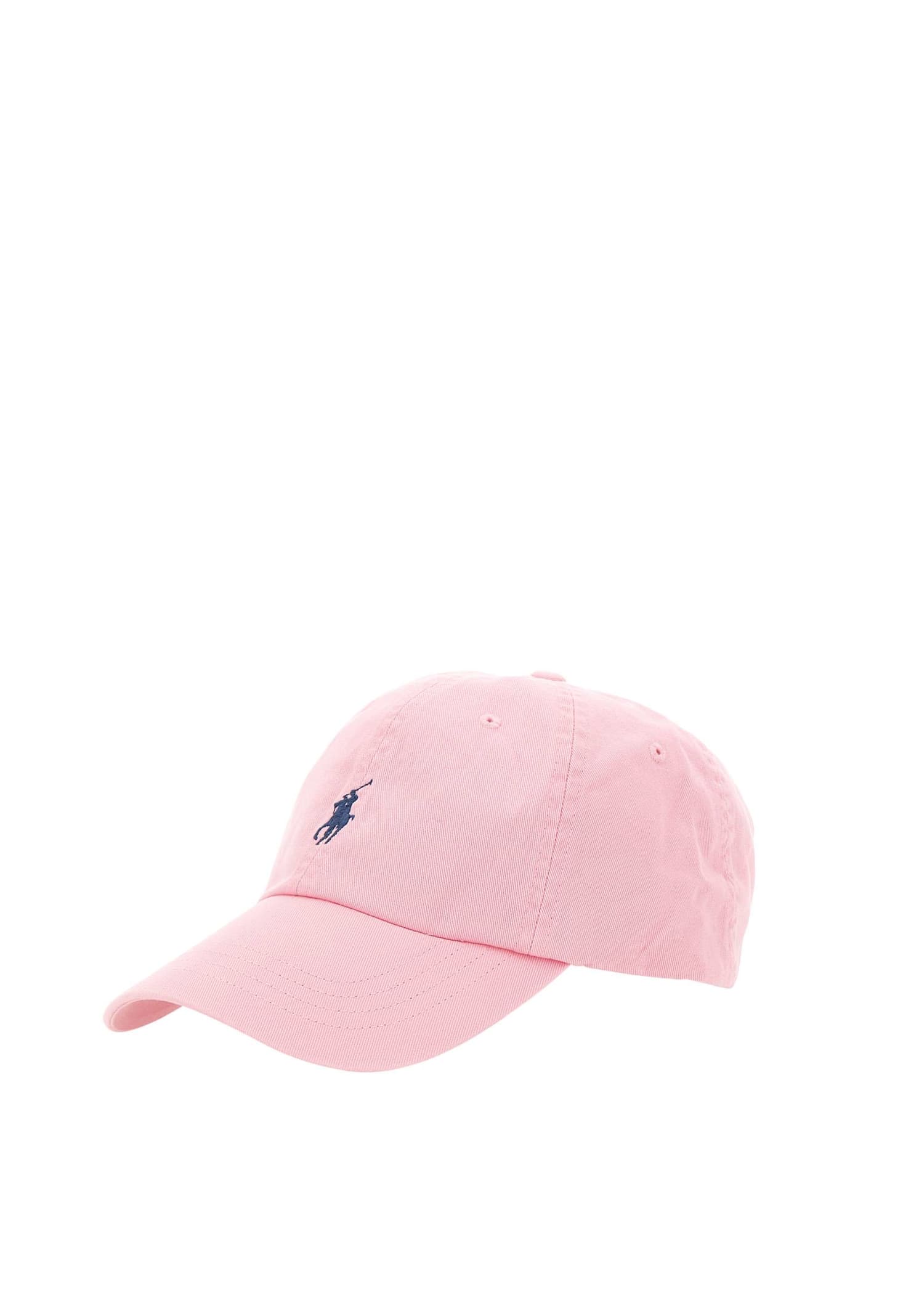 Polo Ralph Lauren Core Replen Baseball Cotton Hat In Pink