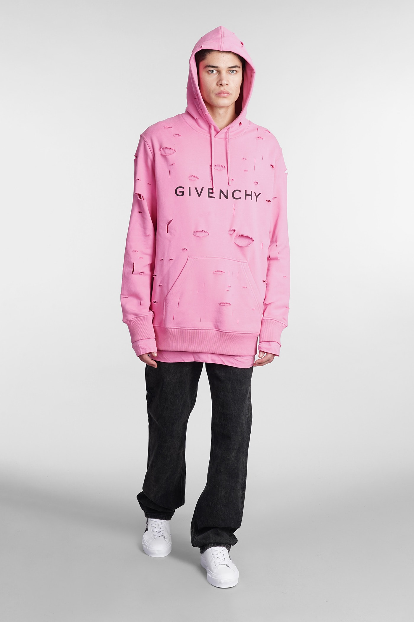 Givenchy Sweatshirt In Rose-pink Cotton | ModeSens