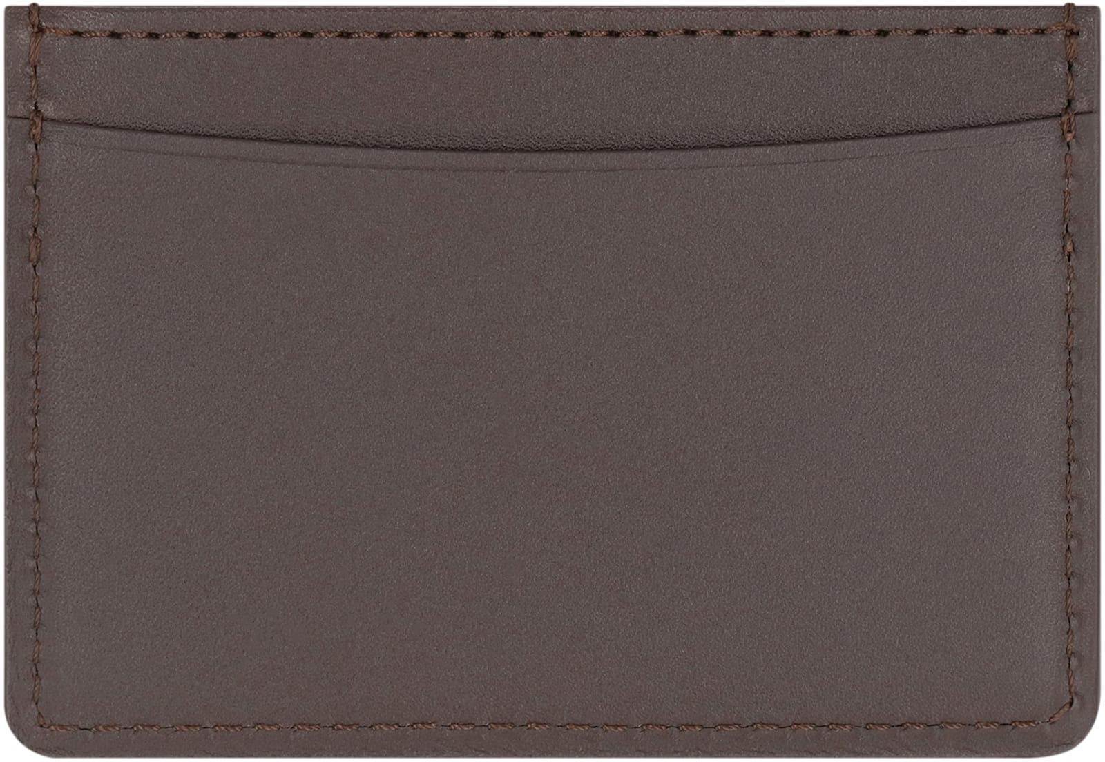 Apc Andre Leather Card Holder In Brown