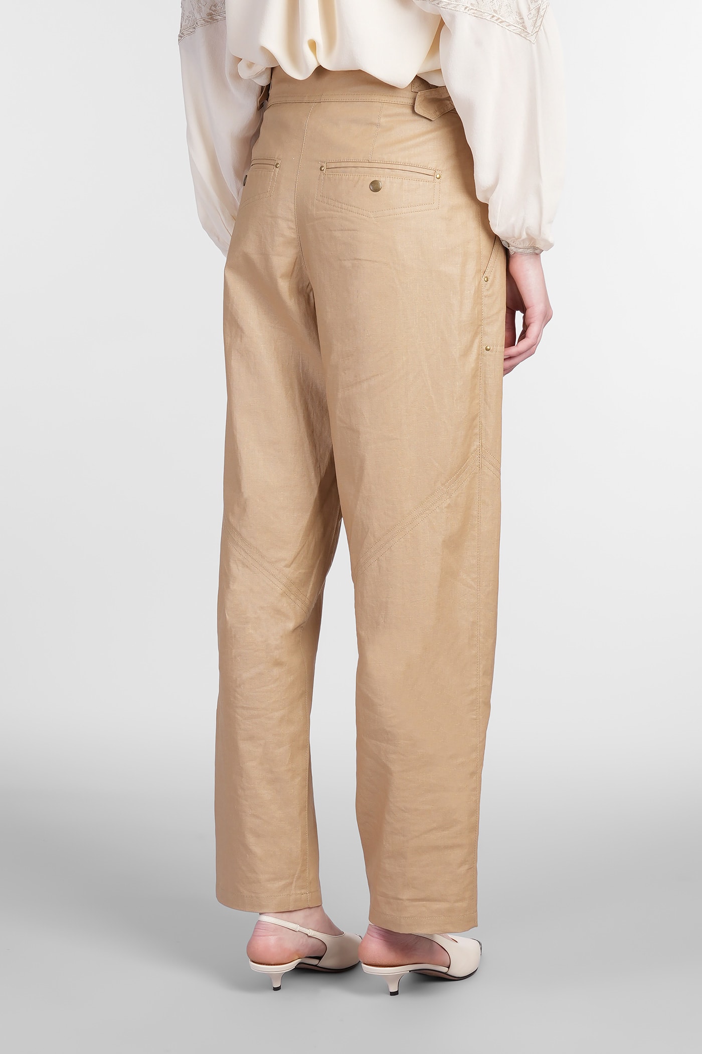 Isabel Marant Fidji Pants In Beige