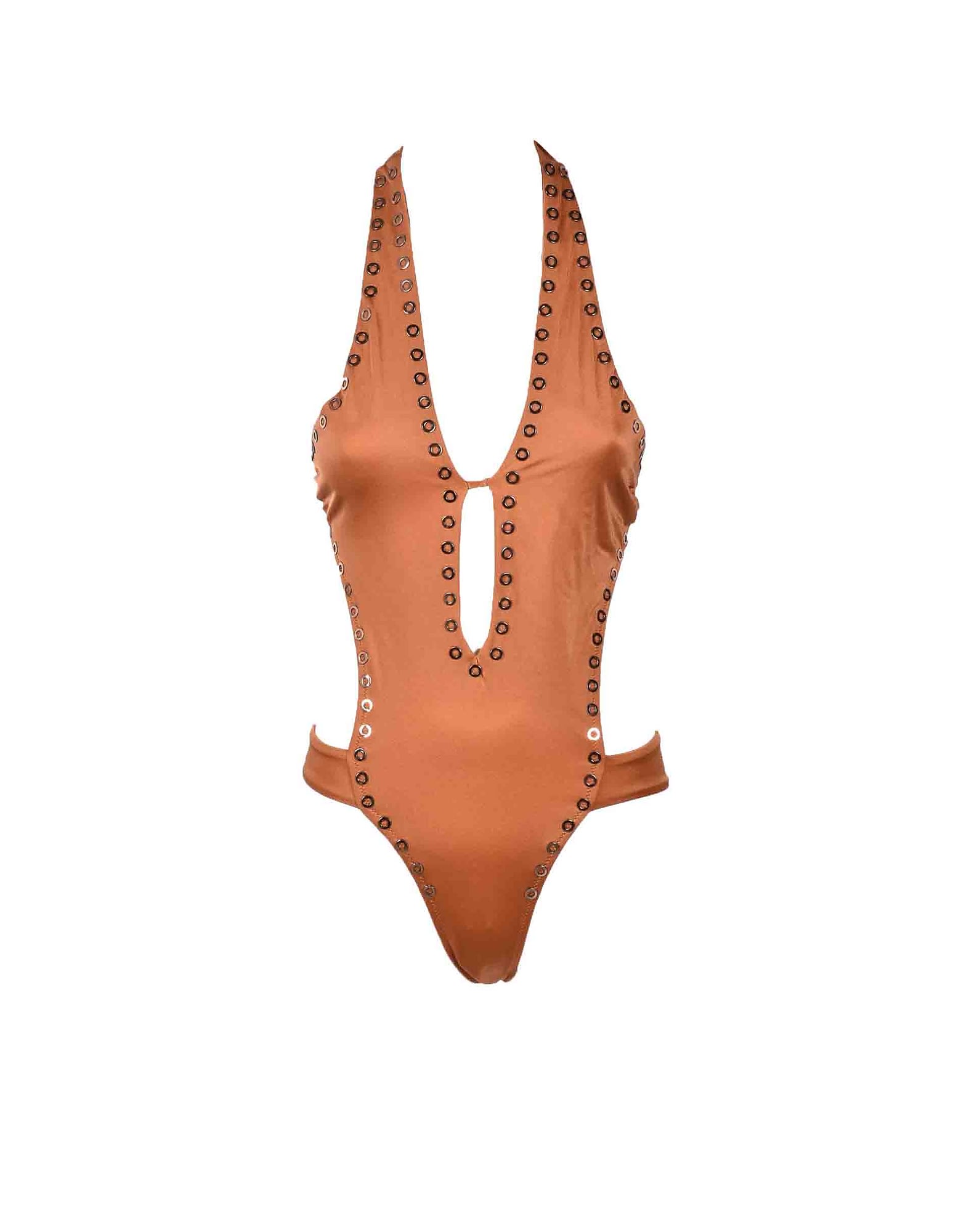 Pinko Womens Leather Swimsuit