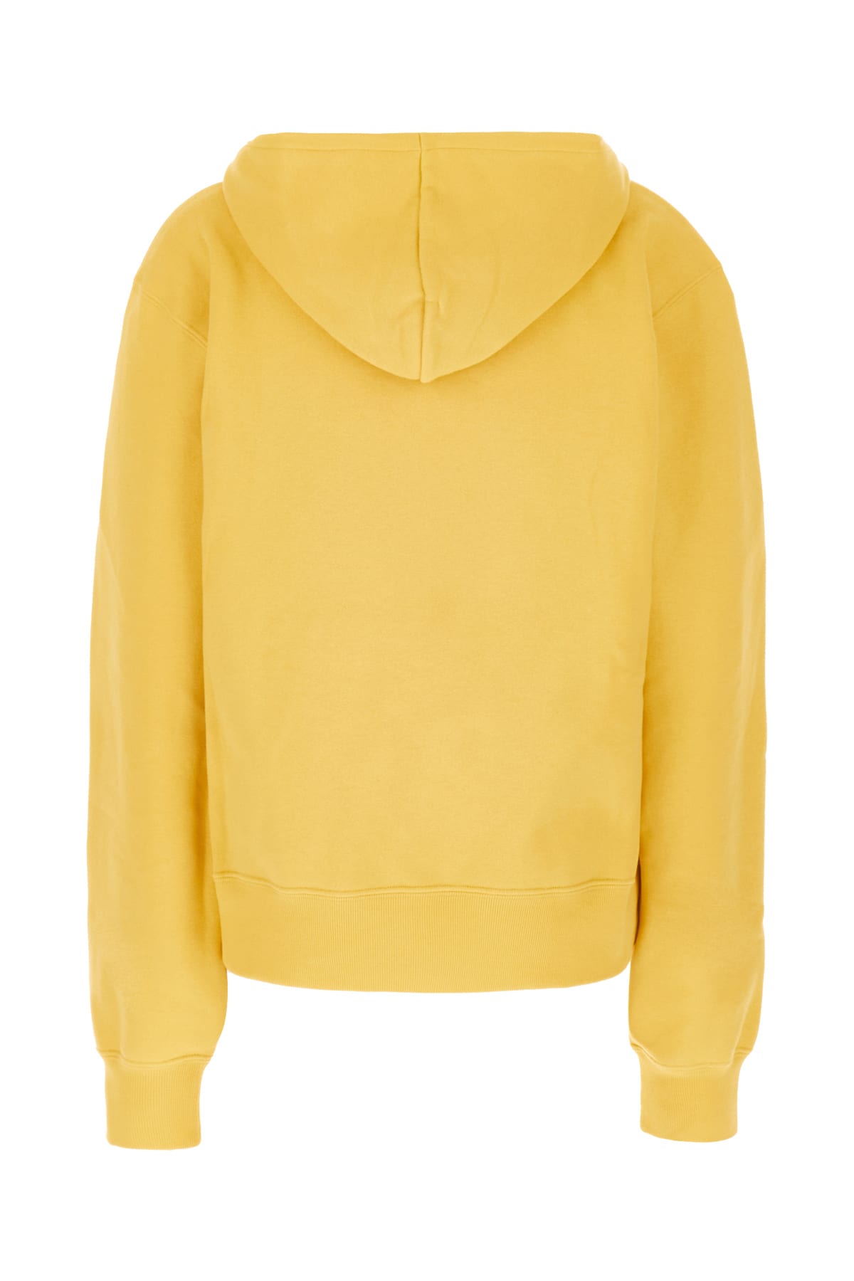 Shop Saint Laurent Ochre Cotton Sweatshirt In Jaune Naturel