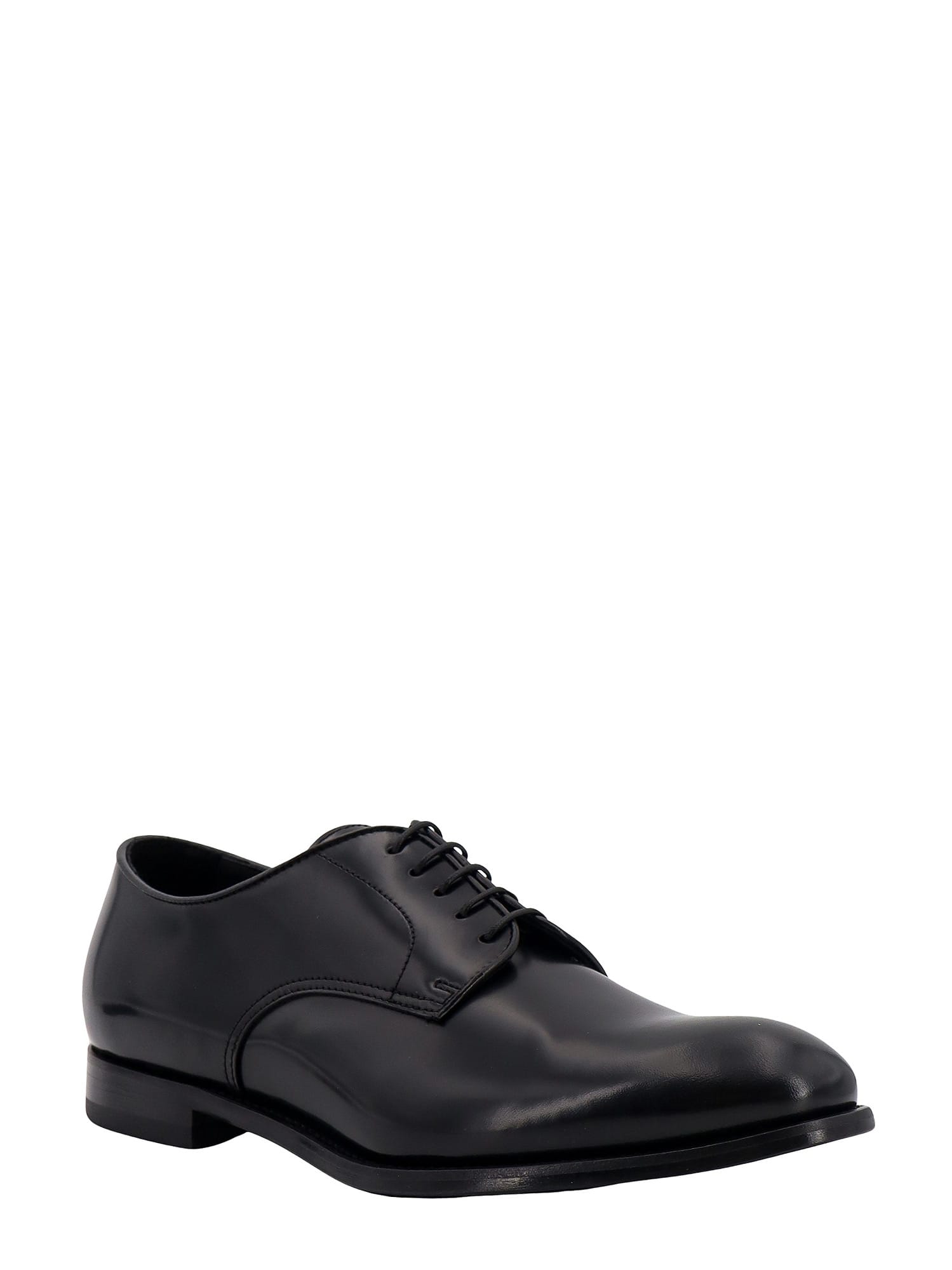 Shop Doucal's Horse Lace-up Shoe In Nero