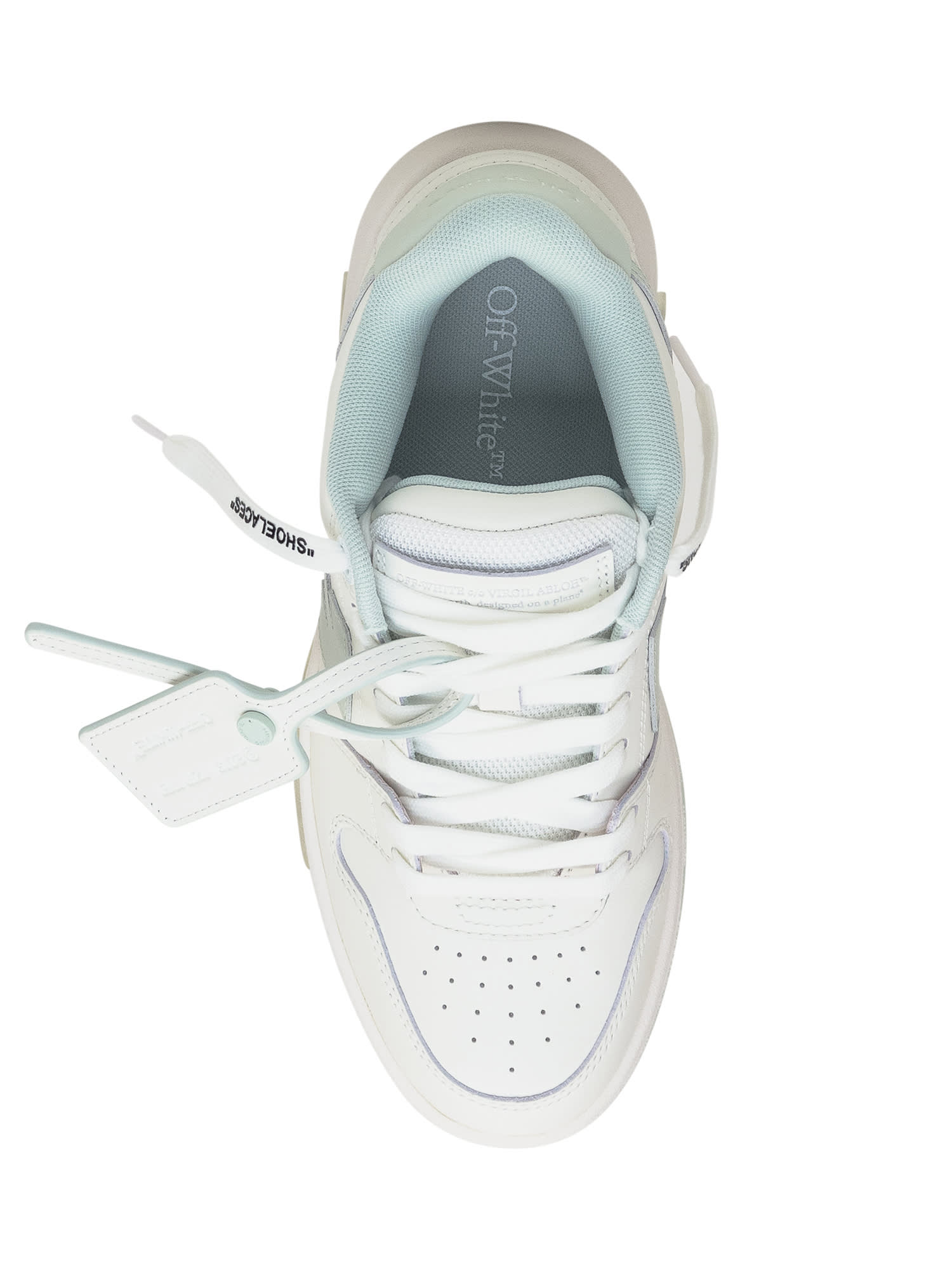 Shop Off-white Out Of Office Sneaker In White-mint